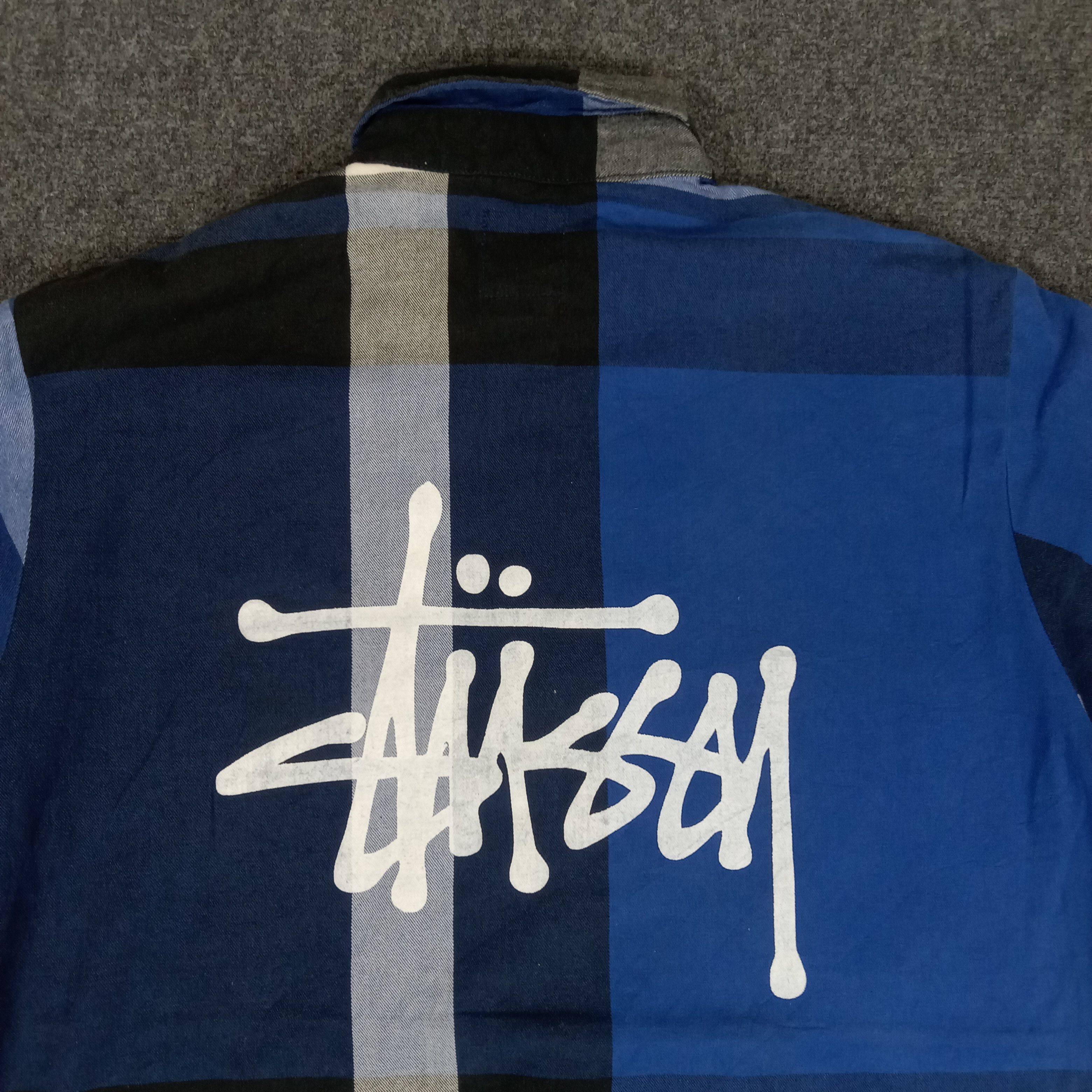 Stussy × Vintage Stussy American Streetwear Style Shirt Button Up Size US L / EU 52-54 / 3 - 2 Thumbnail