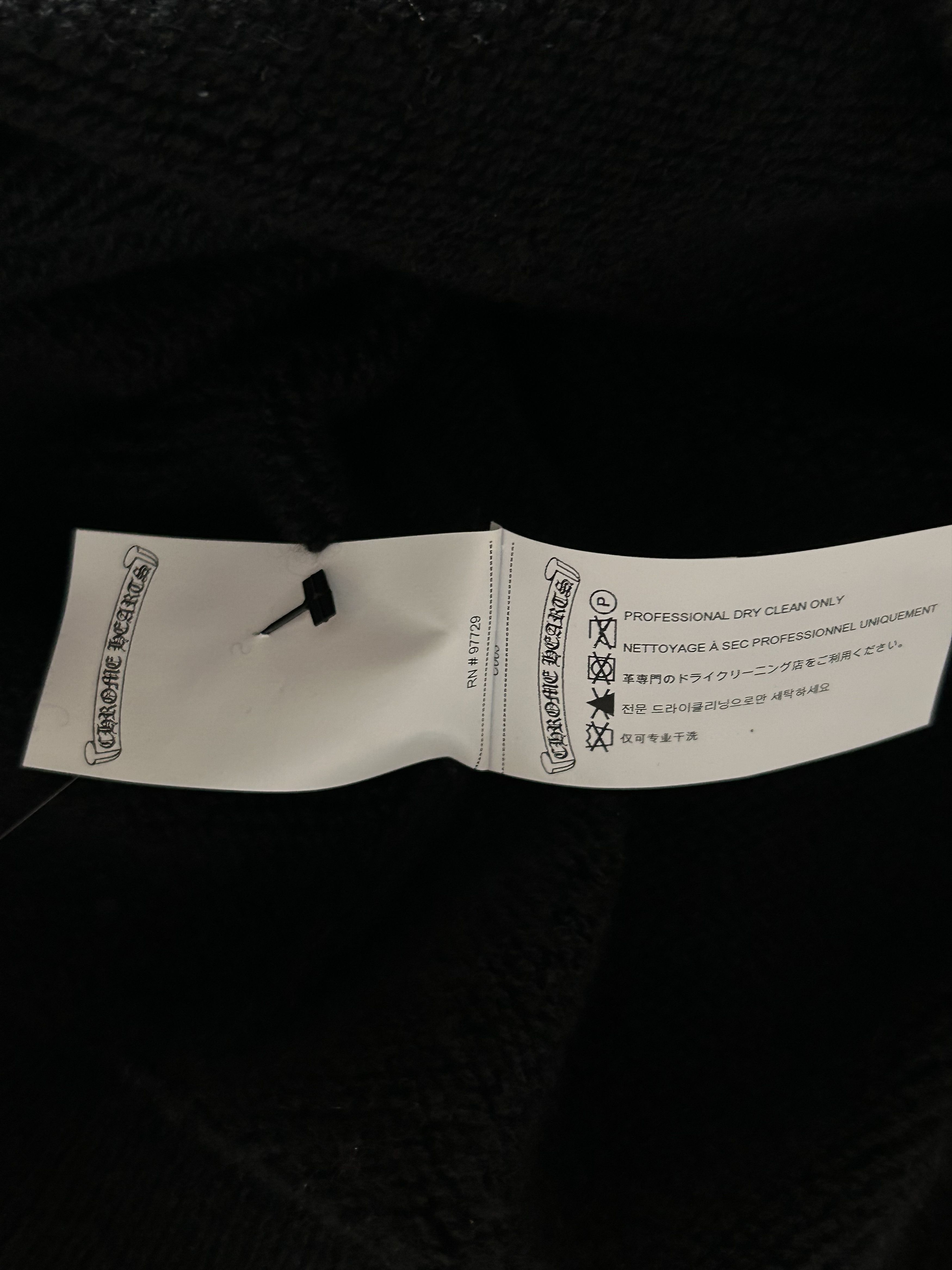 Chrome Hearts Chrome Hearts Black & White Floral Cashmere Sweater Size US XL / EU 56 / 4 - 5 Thumbnail