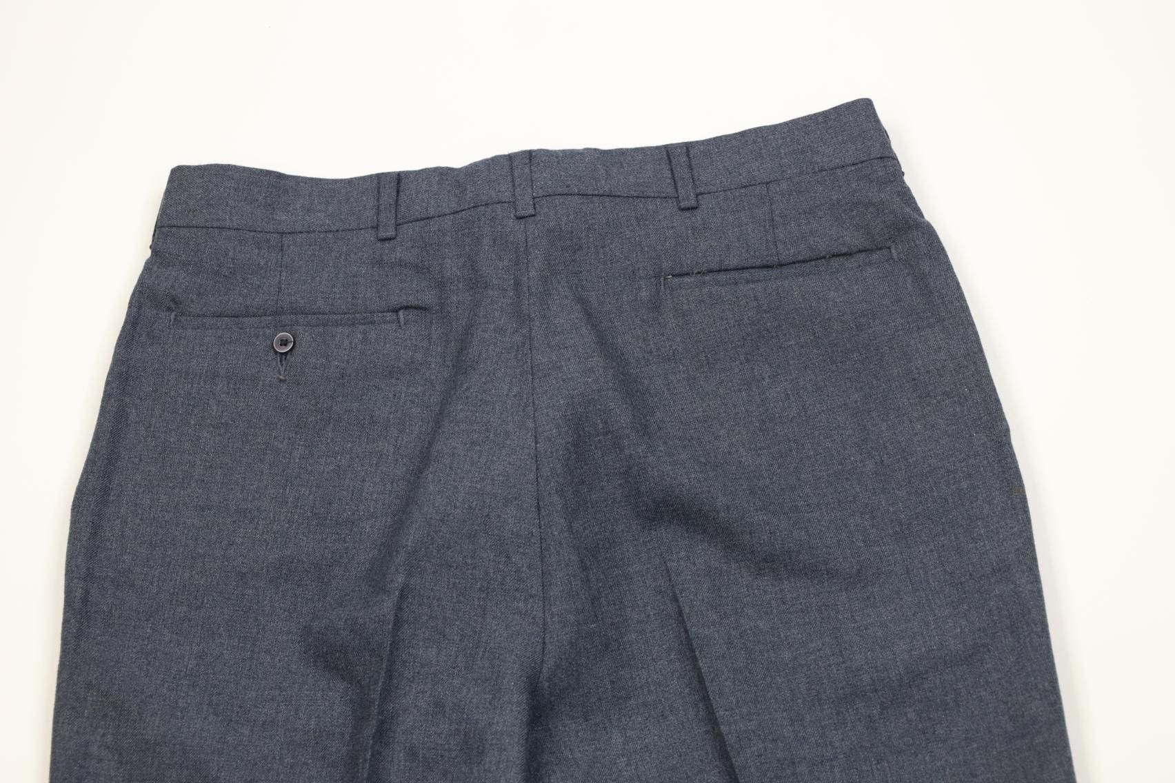 Vintage Vintage 70s Streetwear Blend Knit Wide Leg Chino Pants Size US 36 / EU 52 - 10 Thumbnail