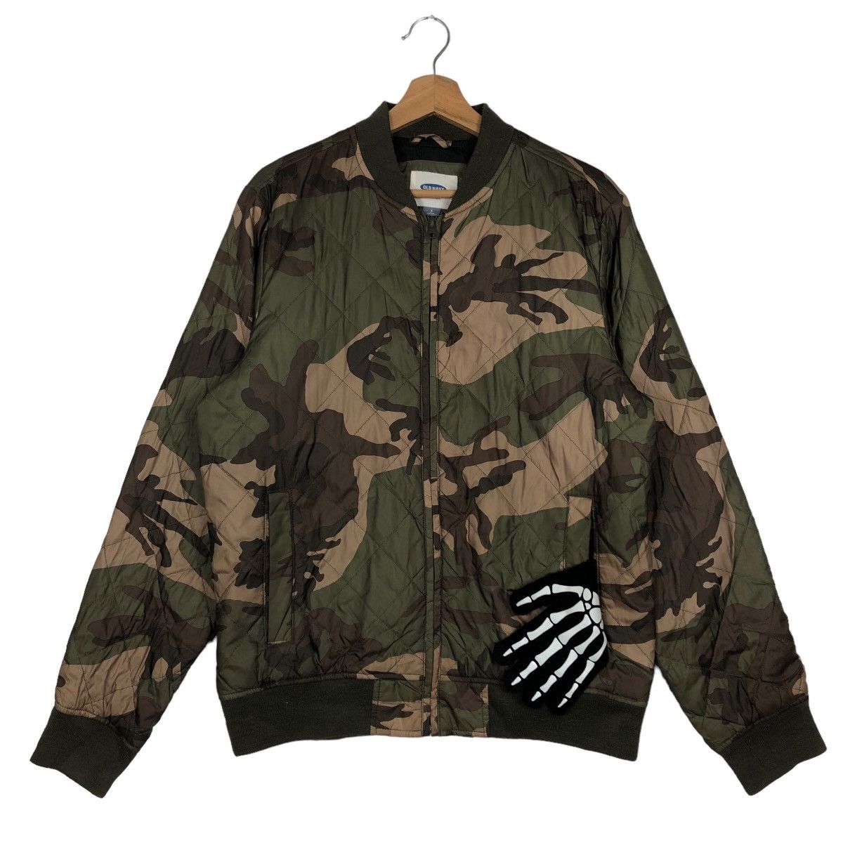 Japanese Brand 🔥90’s Camo Bomber Jacket Old Navy Buzz Ricksons Design Size US S / EU 44-46 / 1 - 2 Thumbnail
