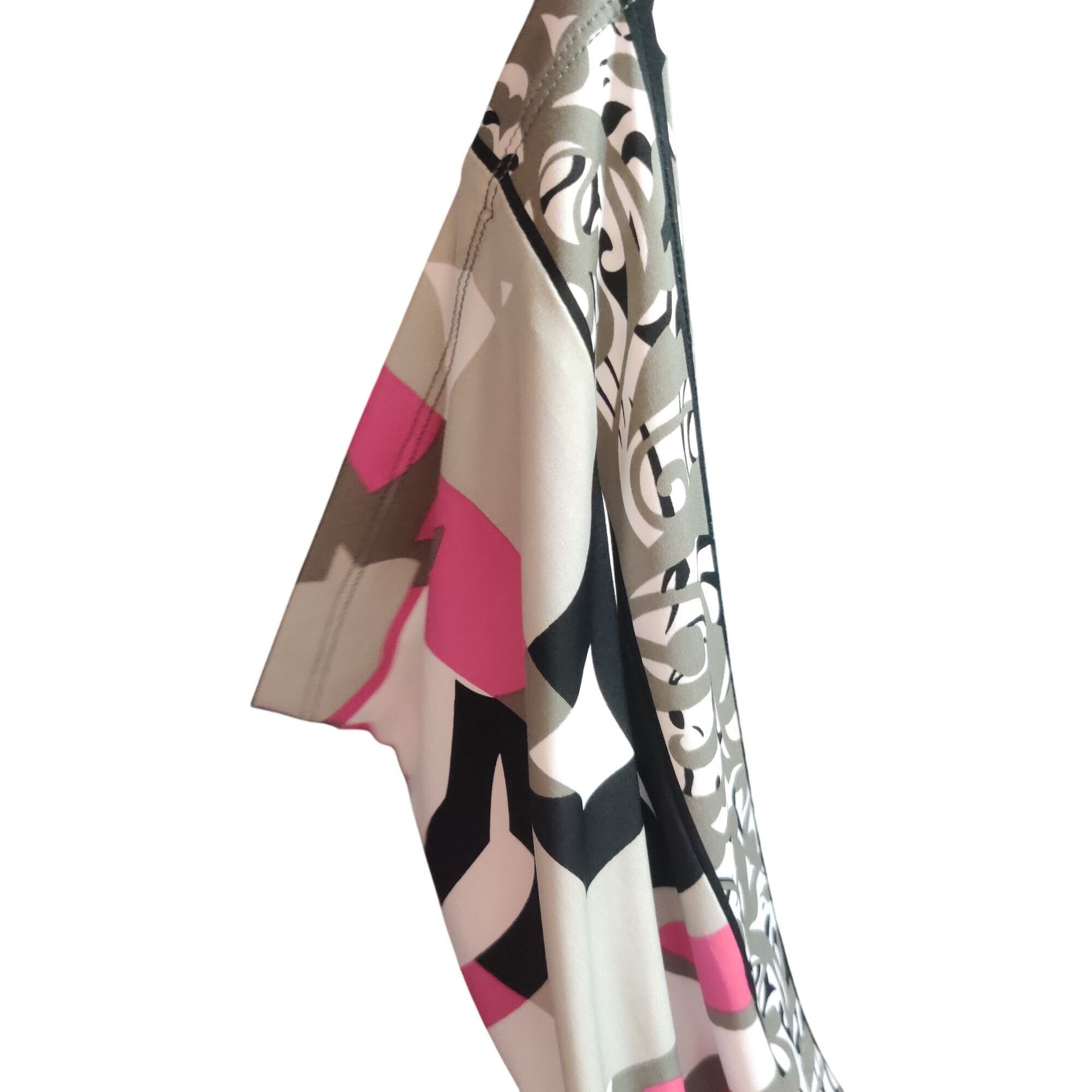 Other Olian XS Pink Gray Abstract Print Midi Dress Maternity Stret Size XS / US 0-2 / IT 36-38 - 5 Thumbnail