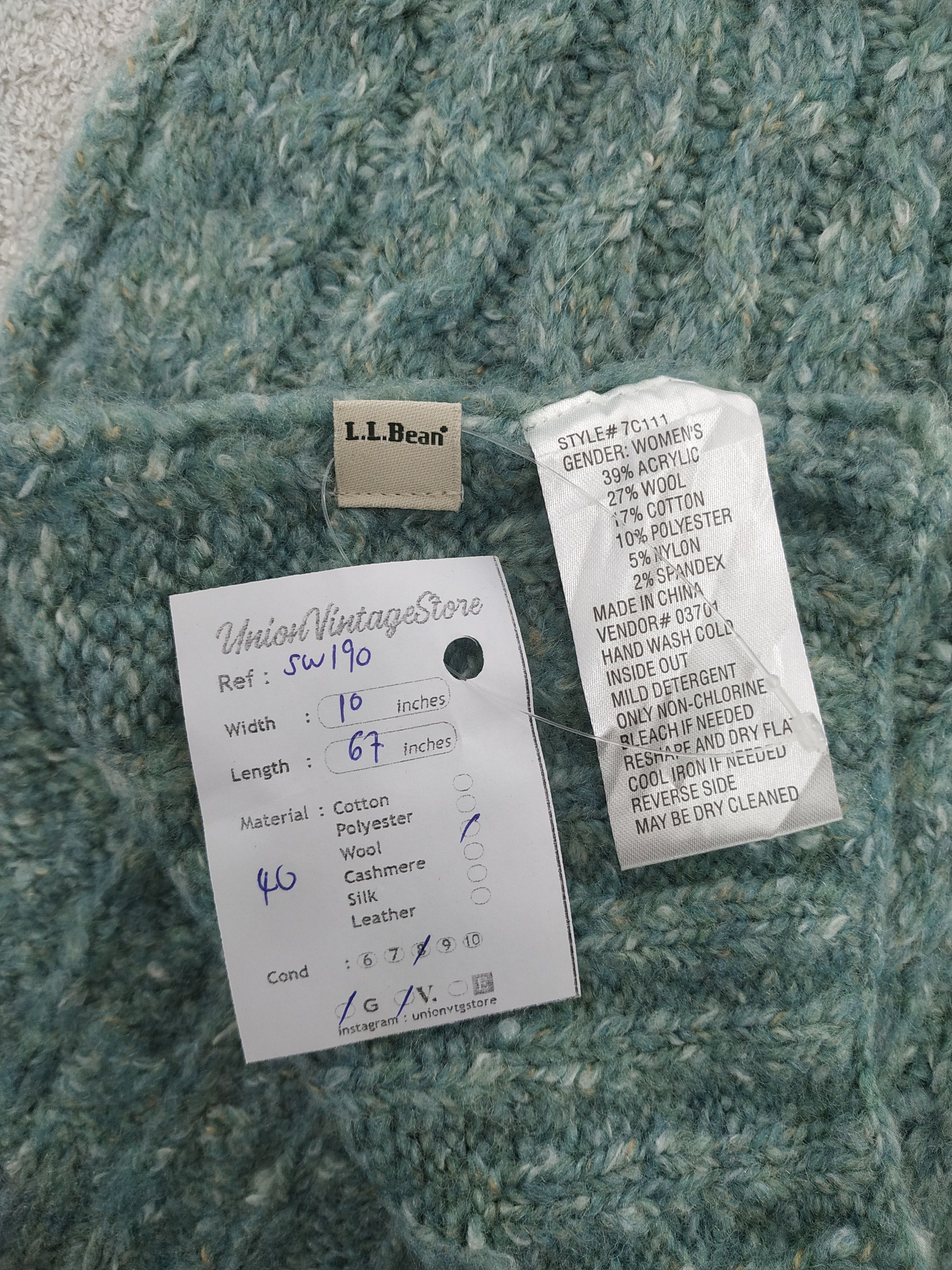L.L. Bean Vintage L.L. Bean Scarf/Muffler/Neckwear MF190 Size ONE SIZE - 5 Thumbnail