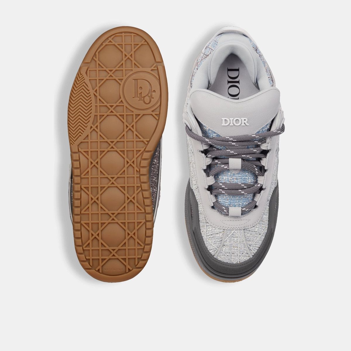 Dior o1bcso1str0126 B9s Skater Sneaker in Deep Grey Size US 12 / EU 45 - 4 Thumbnail