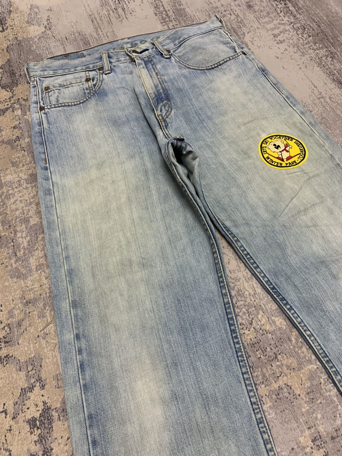 Levi's Vtg 90s Levi’s 512 Faded Distressed Losse Fit Jeans Size US 32 / EU 48 - 2 Thumbnail