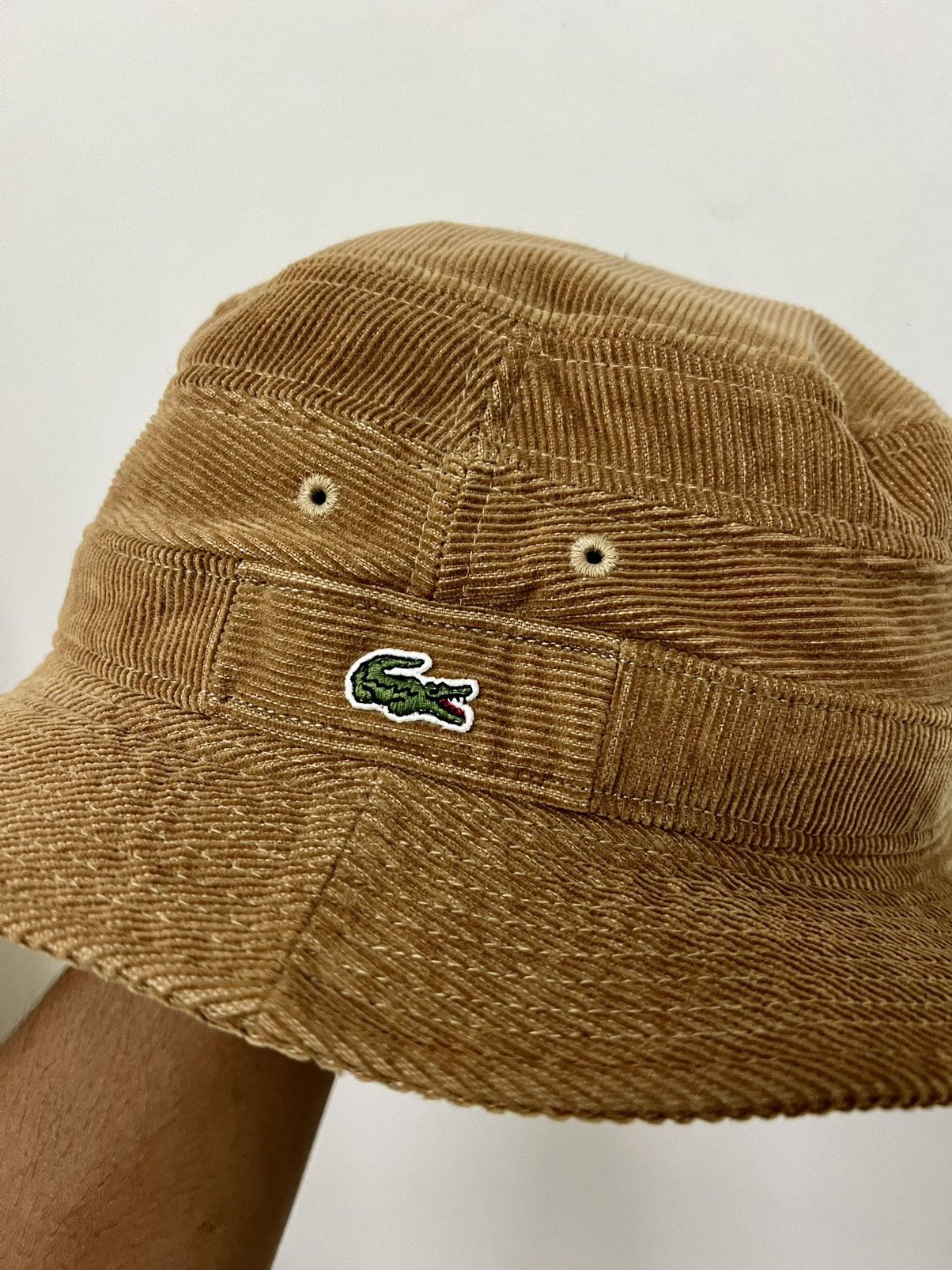 Lacoste Vintage Lacoste Corduroy Bucket Hat Size ONE SIZE - 2 Thumbnail