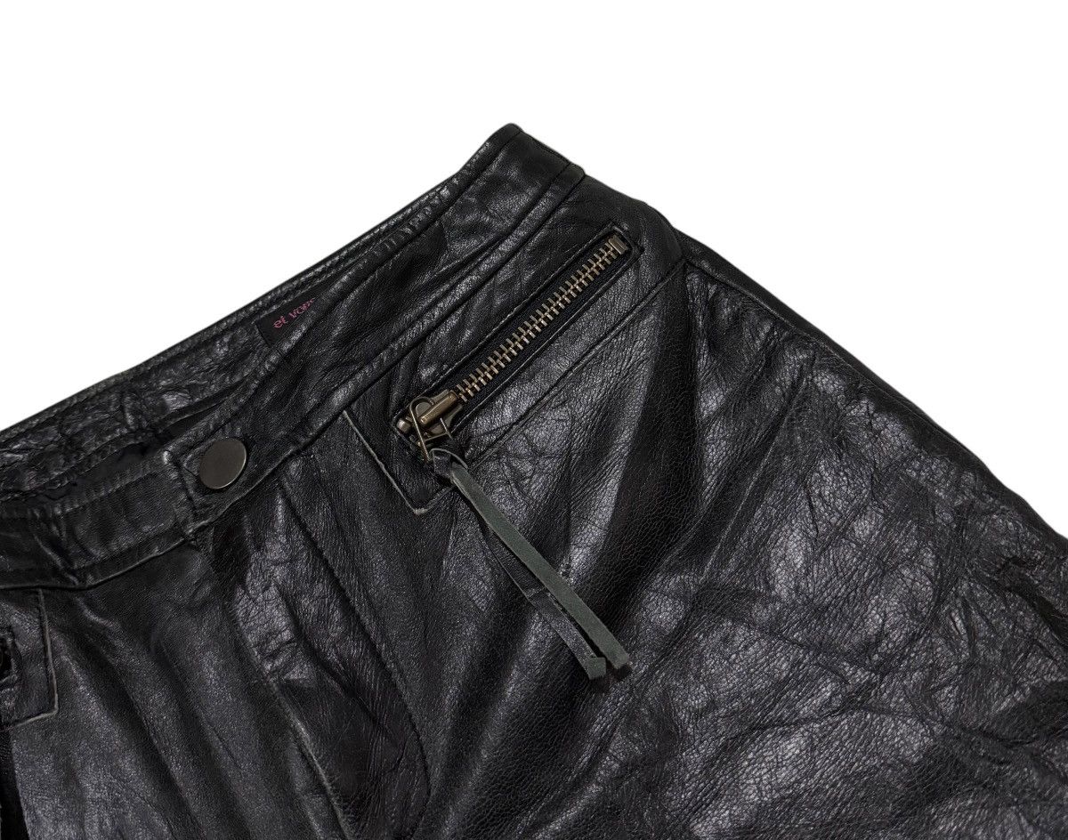 Hysteric Glamour × Le Grande Bleu (L.G.B.) × Leather Vintage Et Vous Bootcut Seditionaries Sheepskin Leather Pant Size 27" / US 4 / IT 40 - 7 Thumbnail