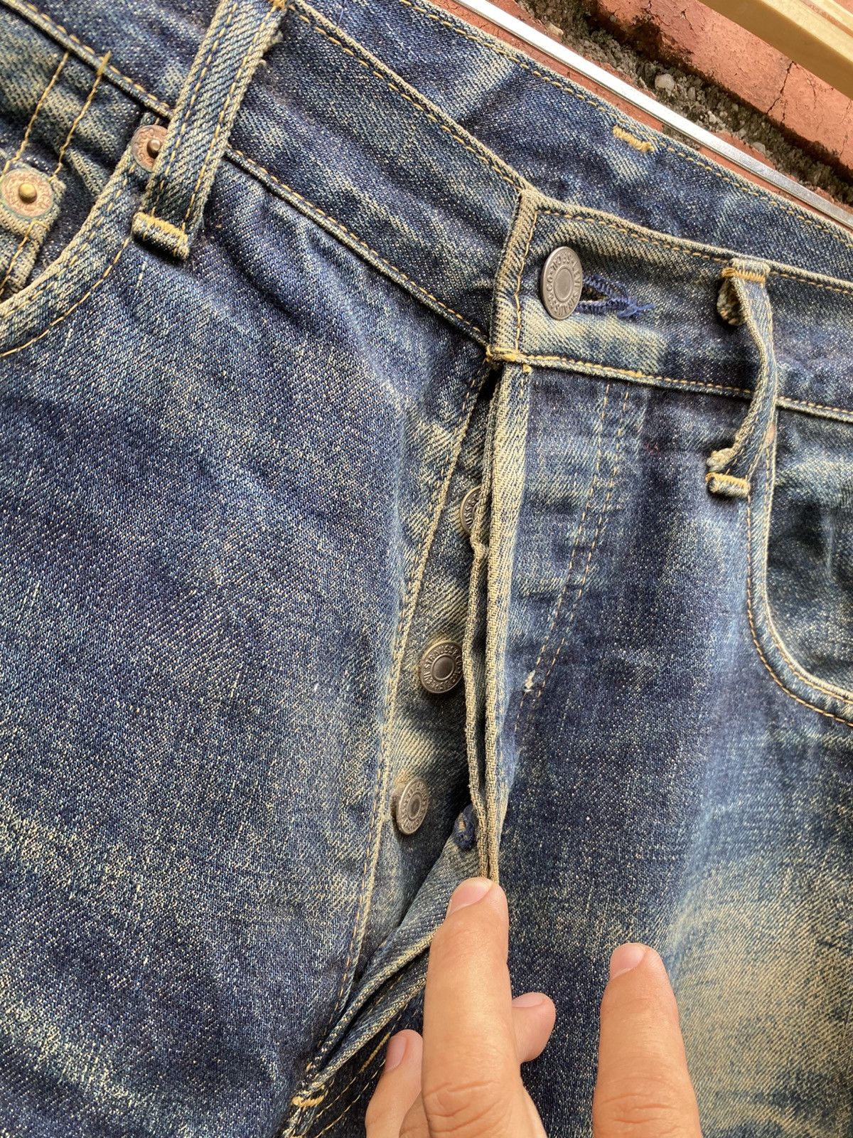 Levi's Vintage Clothing W31x30 Vintage levi's 503B big E Redline denime Size US 31 - 5 Thumbnail