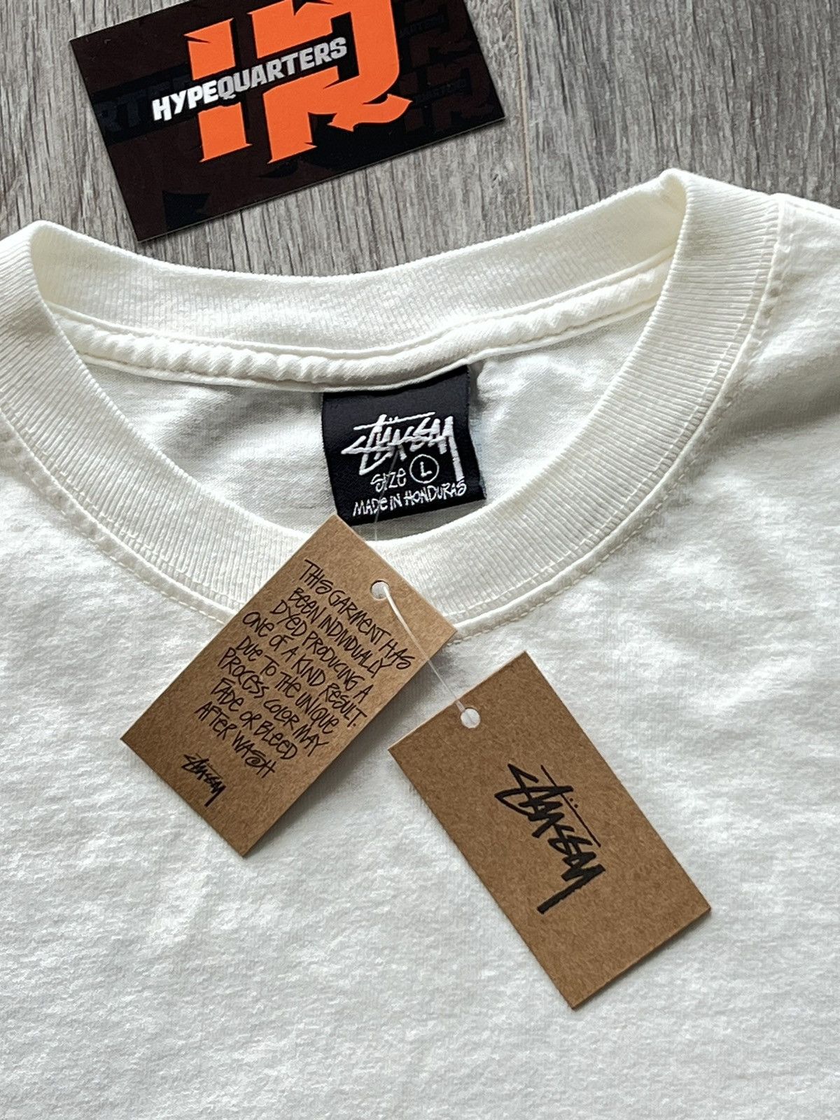 Stussy Stussy Shells Pigment Dyed Tee “Natural” Size US L / EU 52-54 / 3 - 5 Thumbnail