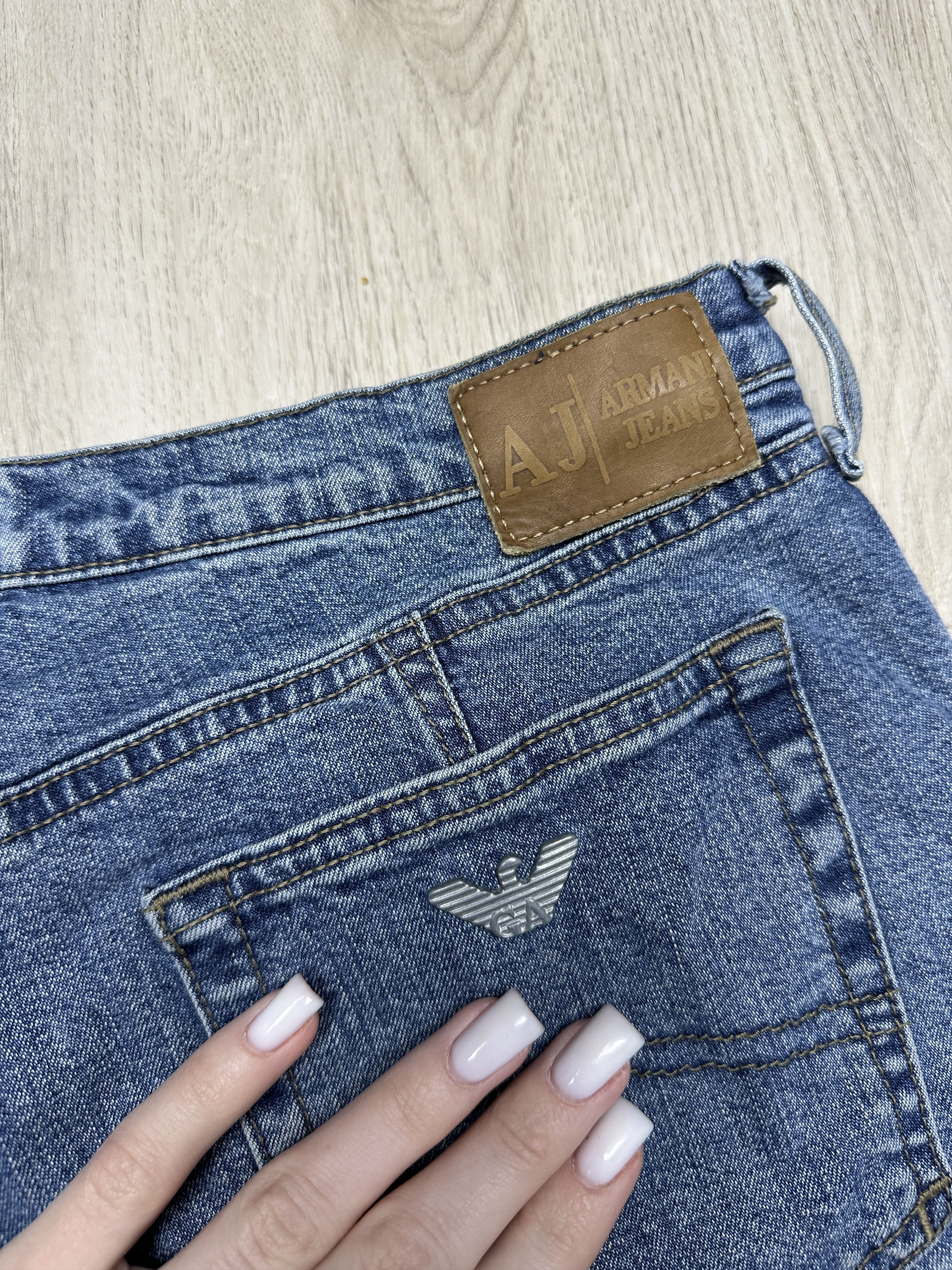 Armani Armani Jeans 90s Vintage Mens Denim Pants Jeans Size US 33 - 3 Thumbnail