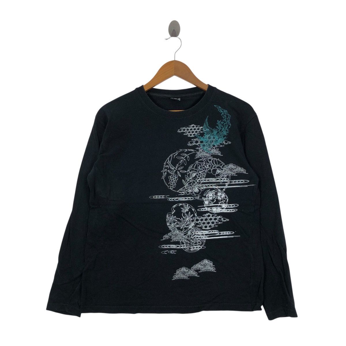 Japanese Brand Sukajan Souvenir Dragon House Fogatv Long Sleeve Size US L / EU 52-54 / 3 - 1 Thumbnail