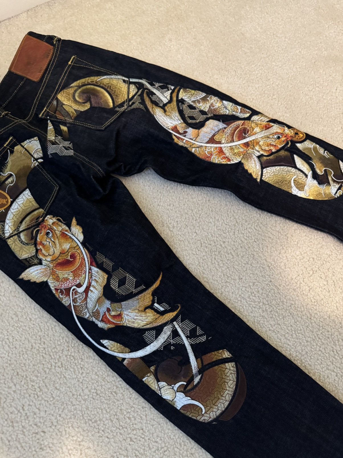 Evisu Evisu Tattoo Koi Daicock Size US 28 / EU 44 - 3 Thumbnail