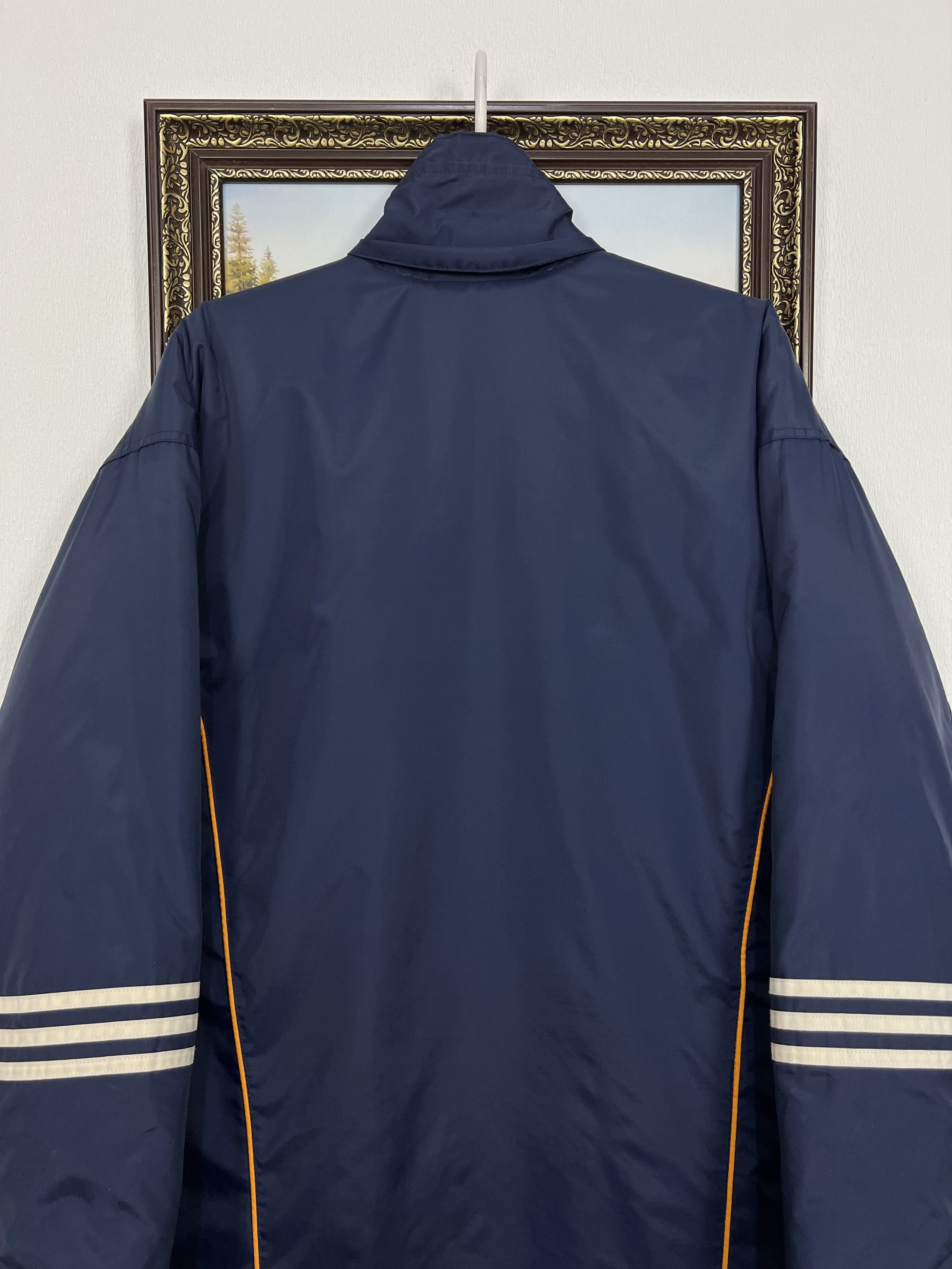 Adidas Vintage 90's Adidas Real Madrid Football Blue Bomber Jacket Size US S / EU 44-46 / 1 - 20 Thumbnail