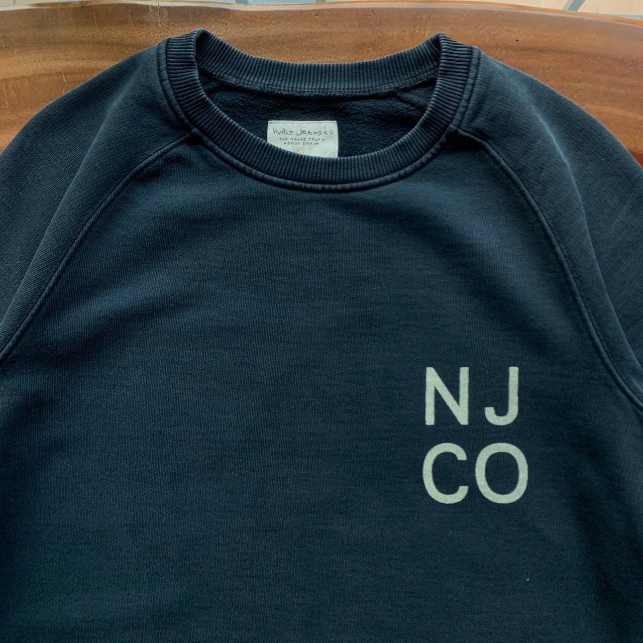 Nudie Jeans Nudie Jeans Co Vintage Dark Blue Sweatshirt Size US XS / EU 42 / 0 - 2 Thumbnail