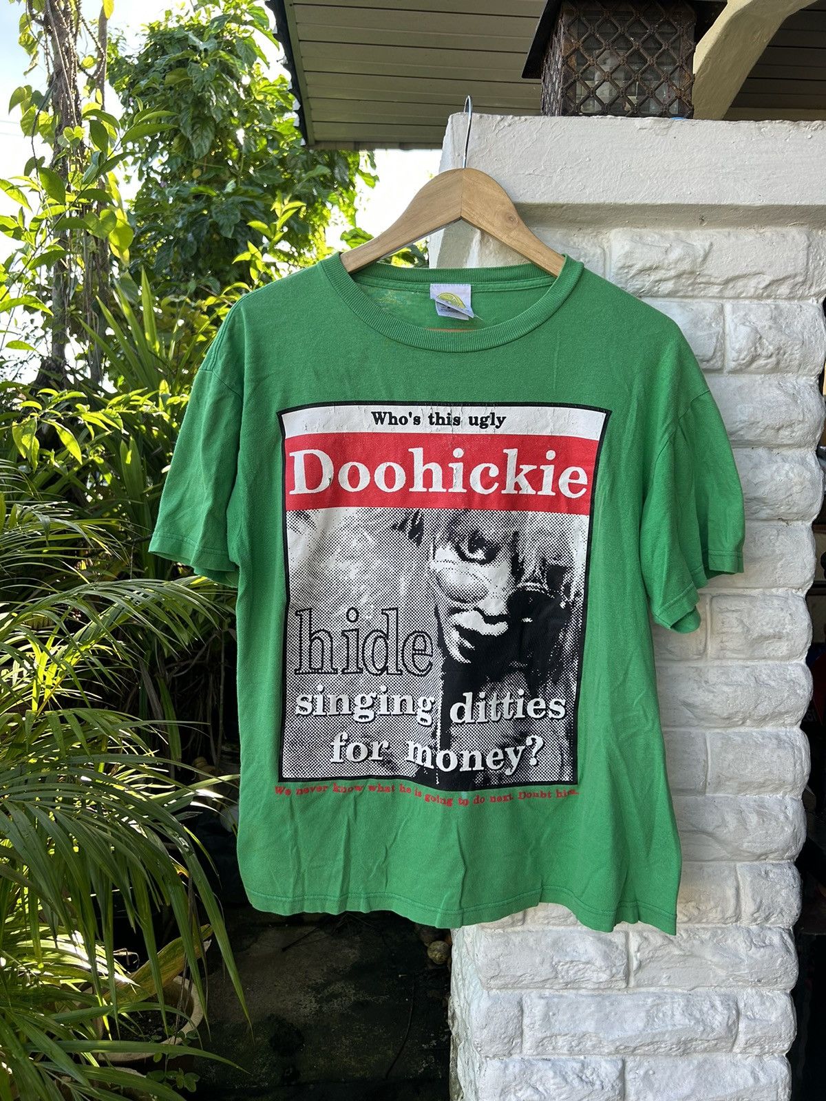 image of Band Tees x Vintage Doohickie Hide Japan Tees in Green, Men's (Size Large)
