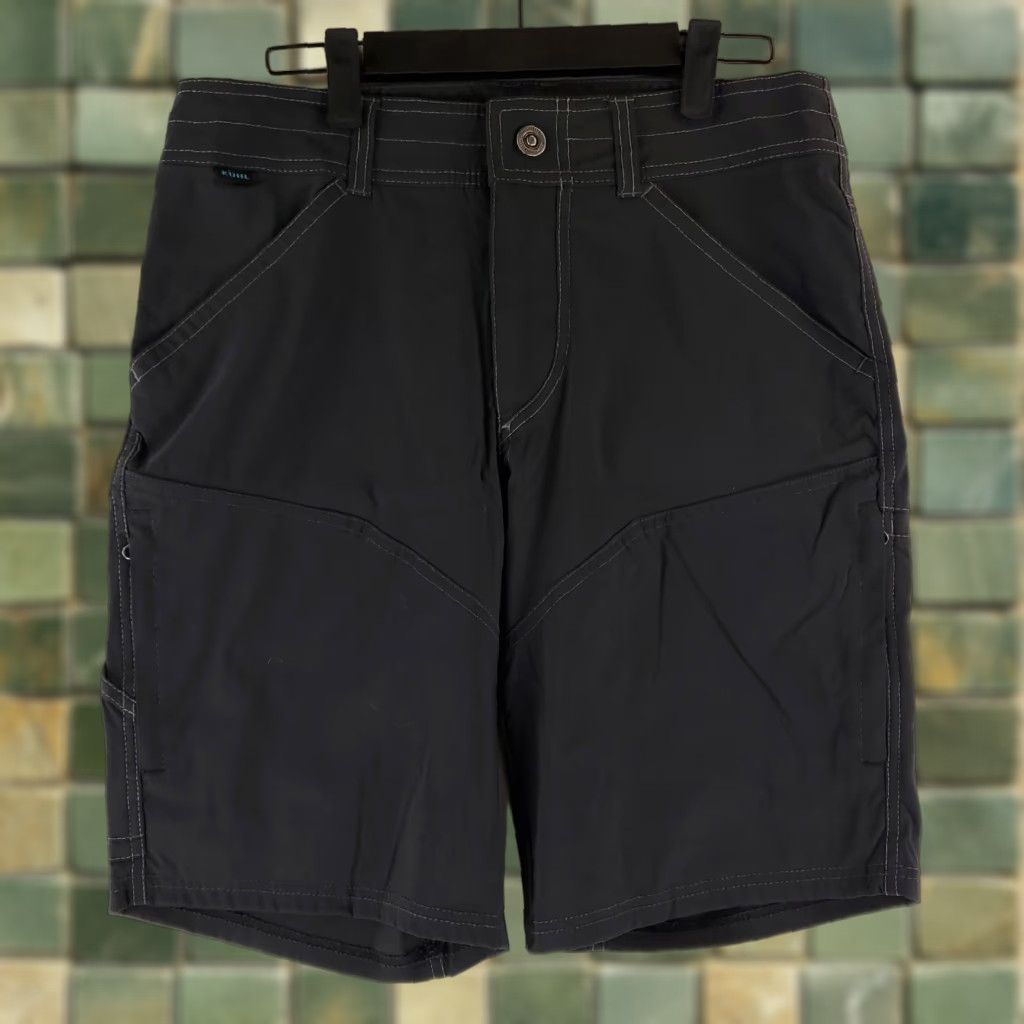 Vintage Kuhl Renegade Short Cargo Pockets Mens 30 Gray Dark Black Size US 30 / EU 46 - 1 Thumbnail