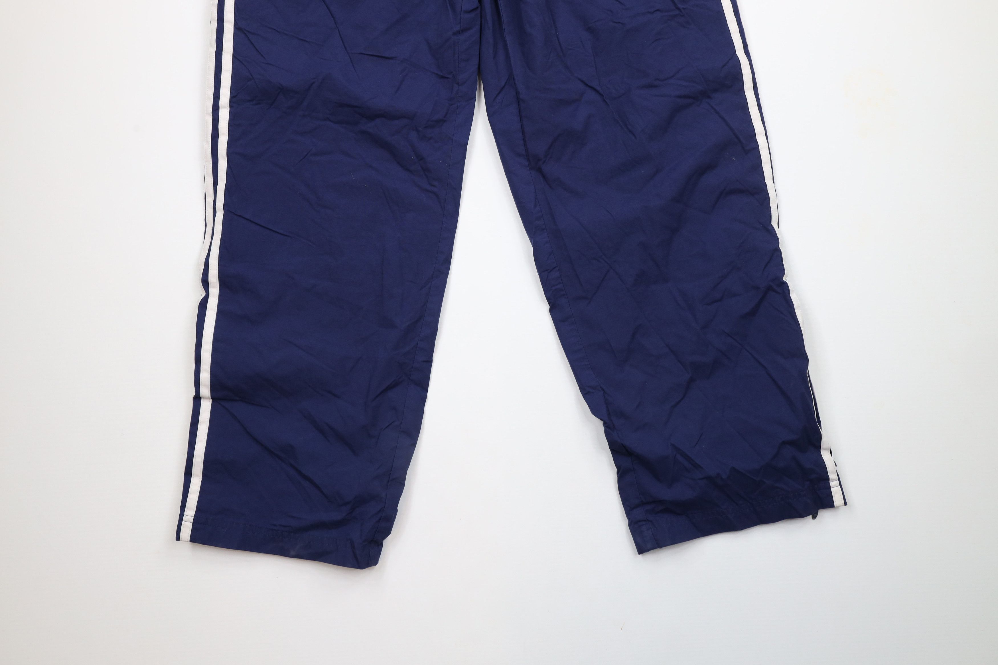 Adidas × Vintage Vintage 90s Adidas Out Striped Lined Wide Leg Pants Blue Size US 36 / EU 52 - 4 Thumbnail