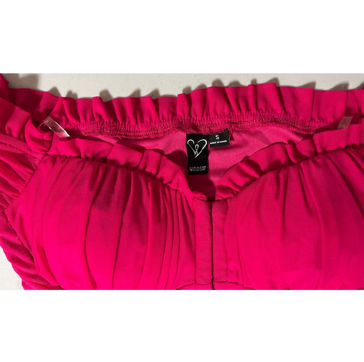 Windsor Smith Magenta Mesh Corset Bustier Crop Top Shirt Blouse Size S 🩷 Size S / US 4 / IT 40 - 5 Thumbnail