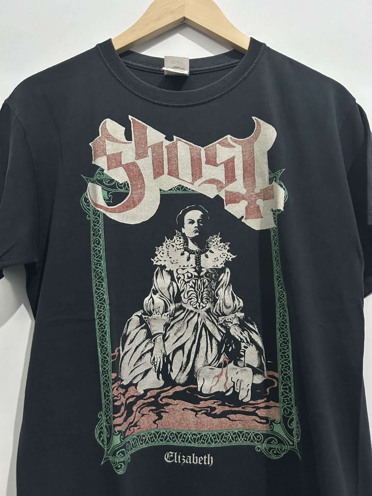 Band Tees × Vintage Rare Ghost Elisabeth Tees Vintage Size US M / EU 48-50 / 2 - 2 Thumbnail
