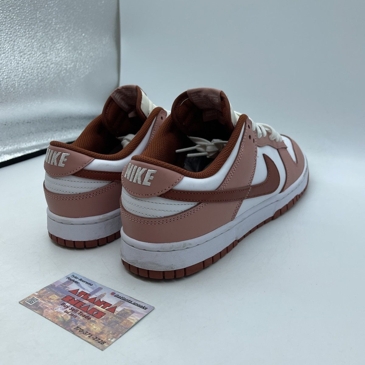 Nike Wmns dunk low red stardust Size US 11.5 / IT 41.5 - 5 Thumbnail
