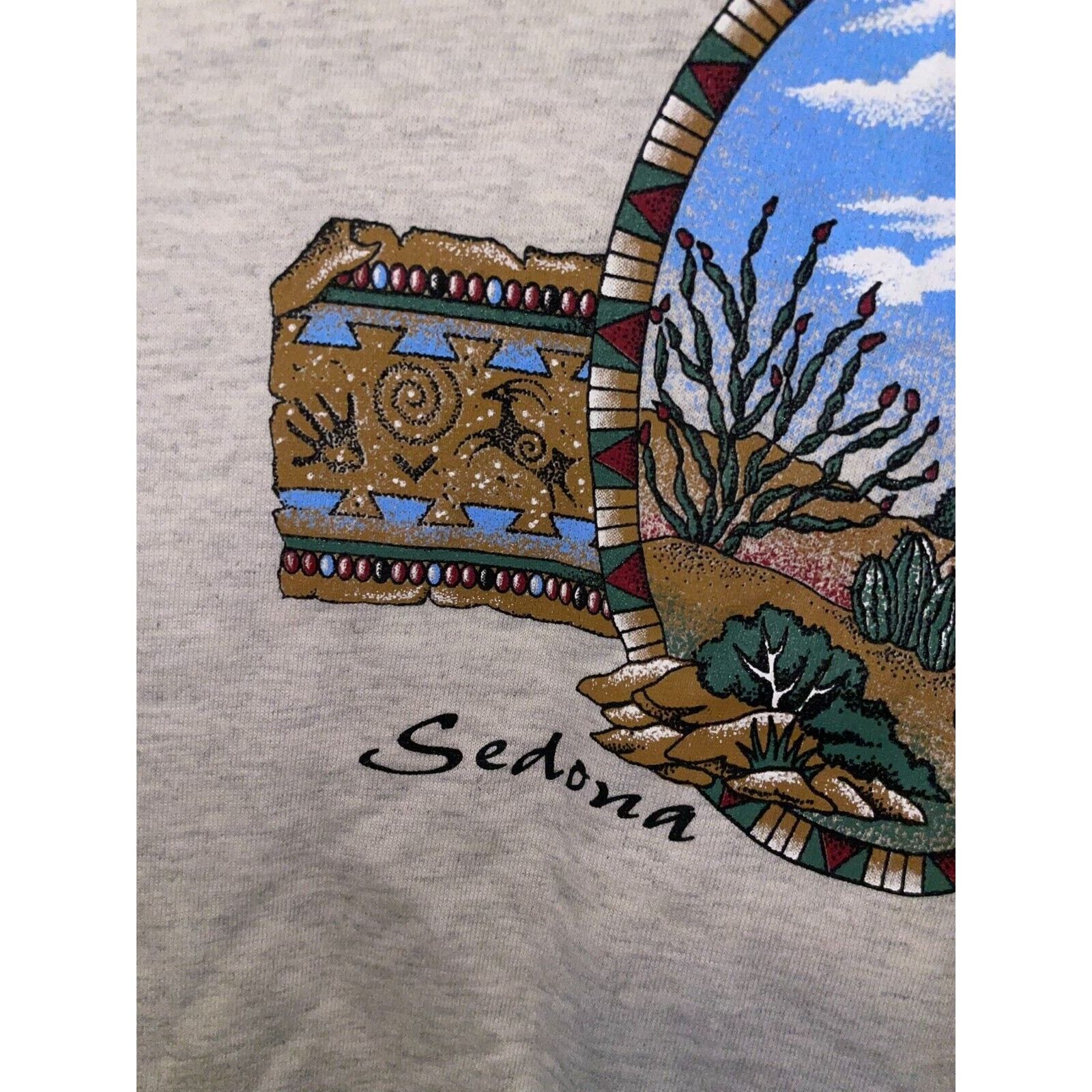 Vintage Vintage Sedona Shirt AZ Arizona Gray Tee VTG 90s L Large Size US L / EU 52-54 / 3 - 4 Thumbnail