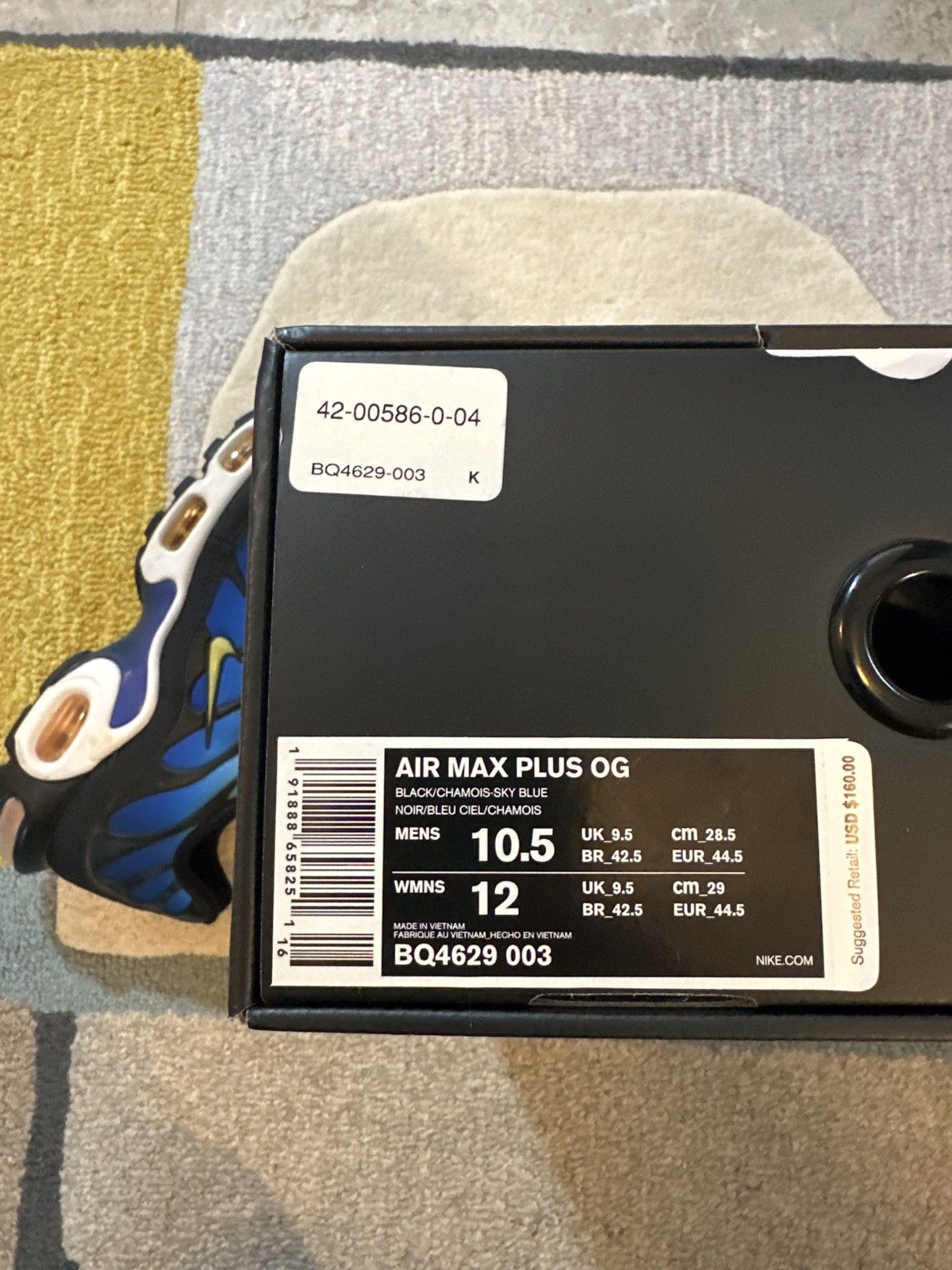 Nike Nike Air Max Plus OG 2018 ‘Hyper Blue’ - Used - Size 10.5 Size US 10.5 / EU 43-44 - 11 Thumbnail