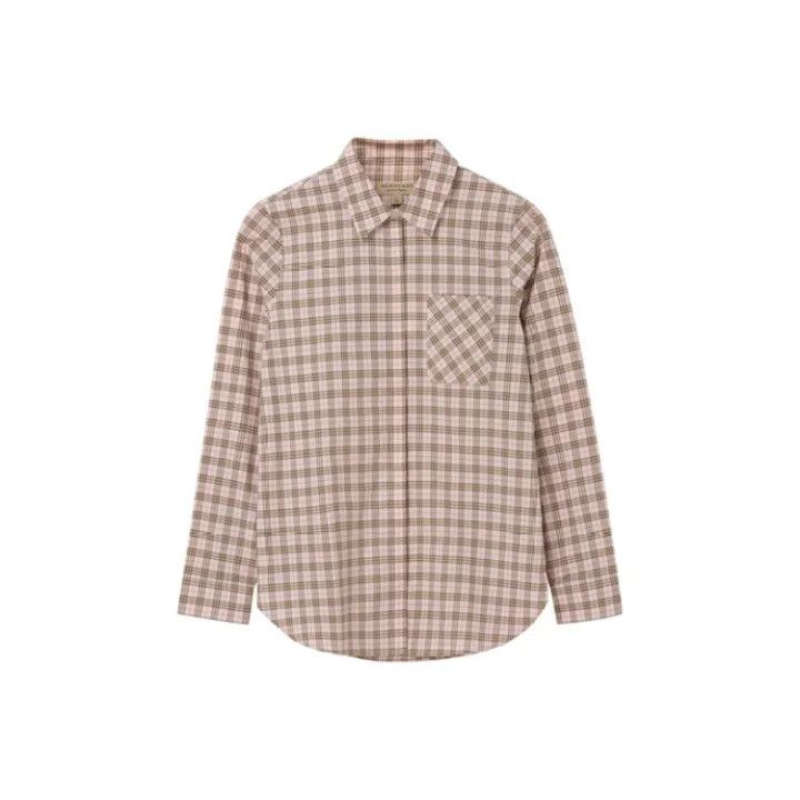 Burberry Burberry Plaid Long Sleeve Shirt for Women 0079 Size L / US 10 / IT 46 - 1 Thumbnail