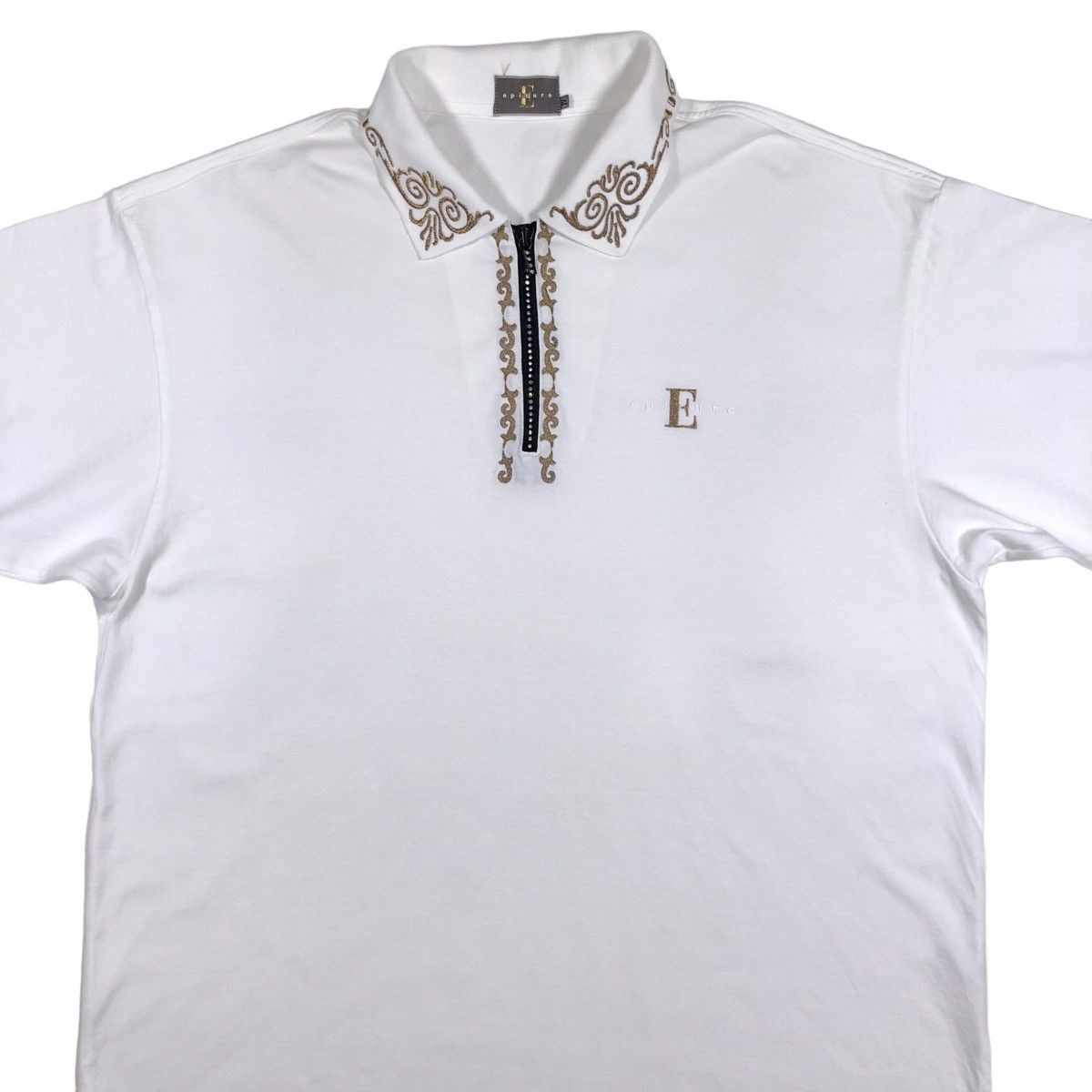 Swarovski Vintage Swarovski x Epicure Japan Single Stitch Half Zip Size US XL / EU 56 / 4 - 3 Thumbnail