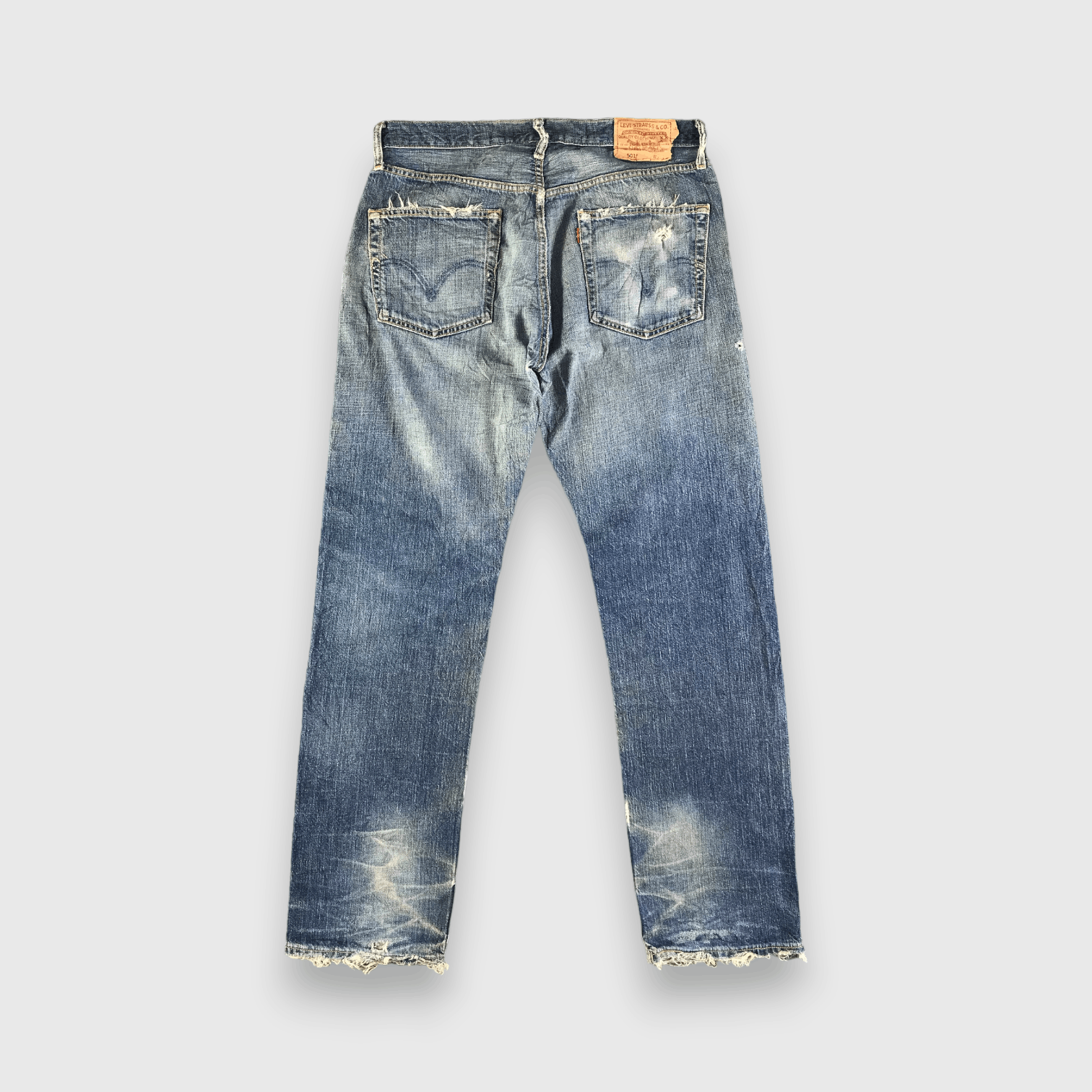Levi's Vintage Blue Wash Levis 501 Jeans-J3614 Size US 34 / EU 50 - 2 Thumbnail