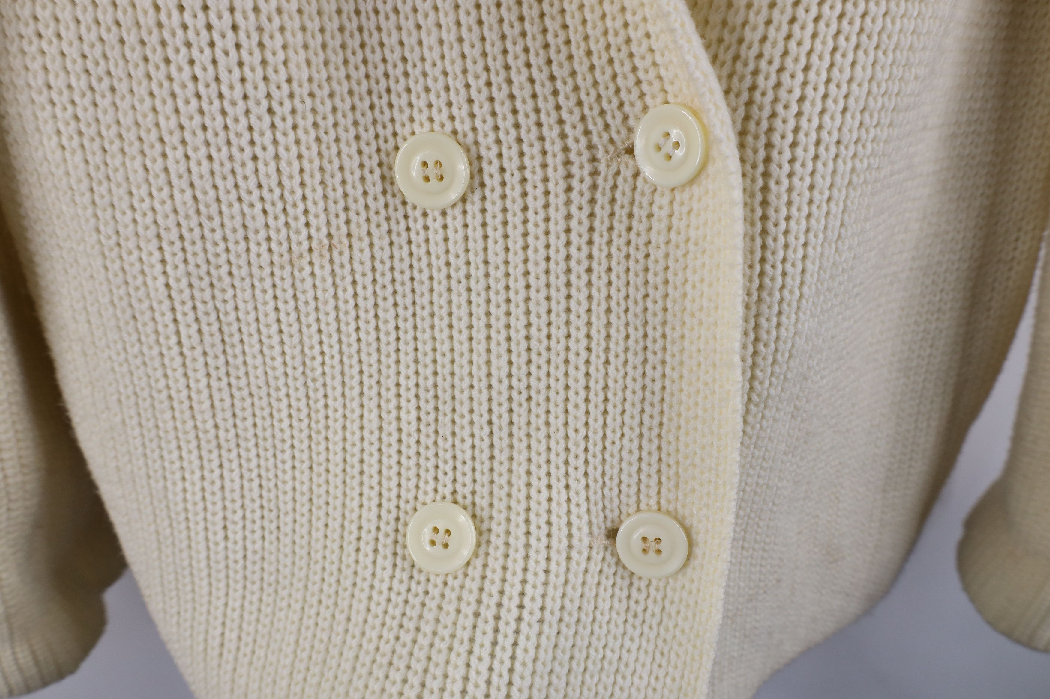 Vintage Vintage 70s Streetwear Ribbed Knit Blazer Cardigan Sweater Size M / US 6-8 / IT 42-44 - 4 Thumbnail