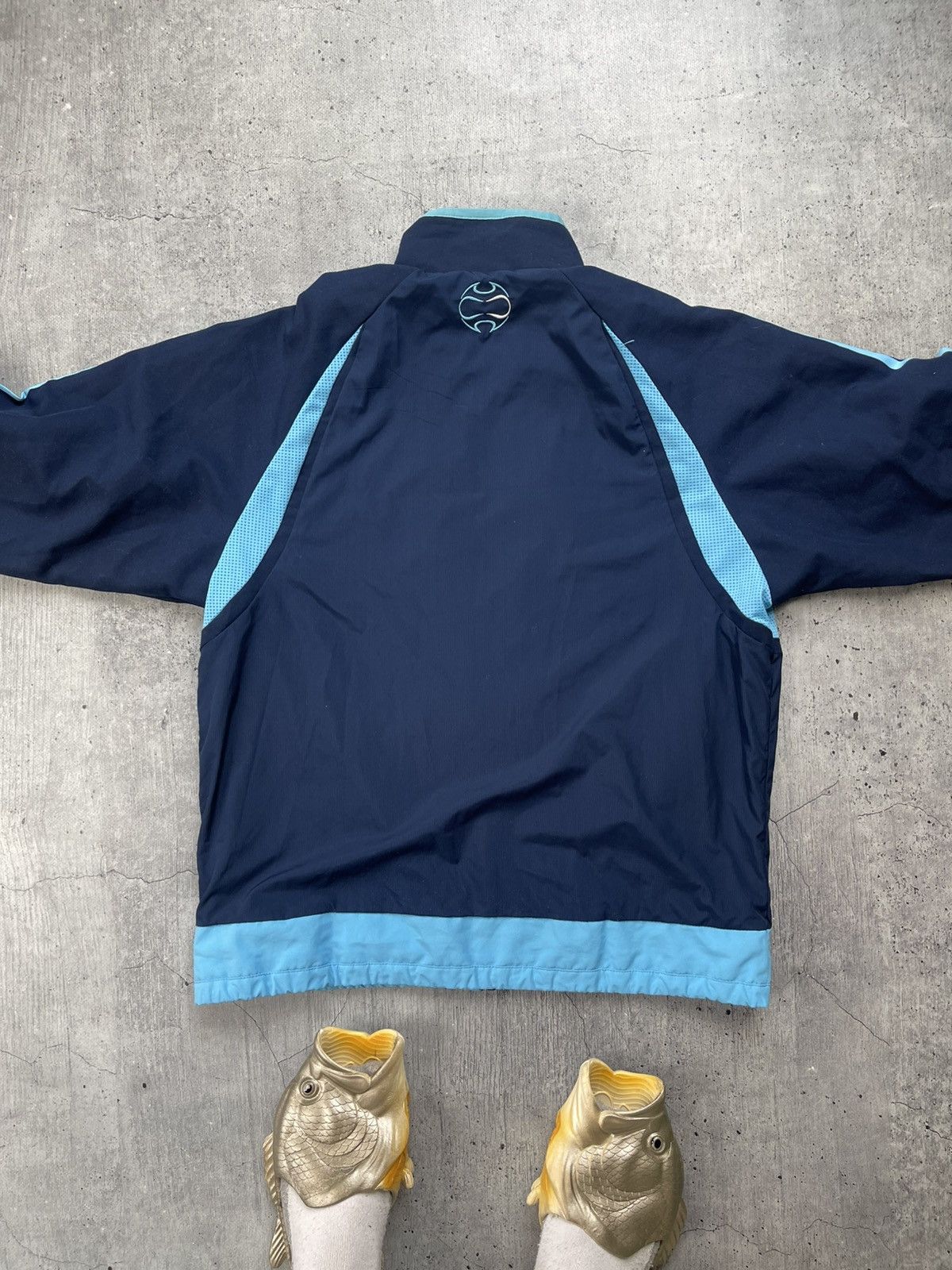 Adidas Vintage 00’s Adidas Marseille Nylon Olympic Jacket Y2K Size US S / EU 44-46 / 1 - 13 Thumbnail