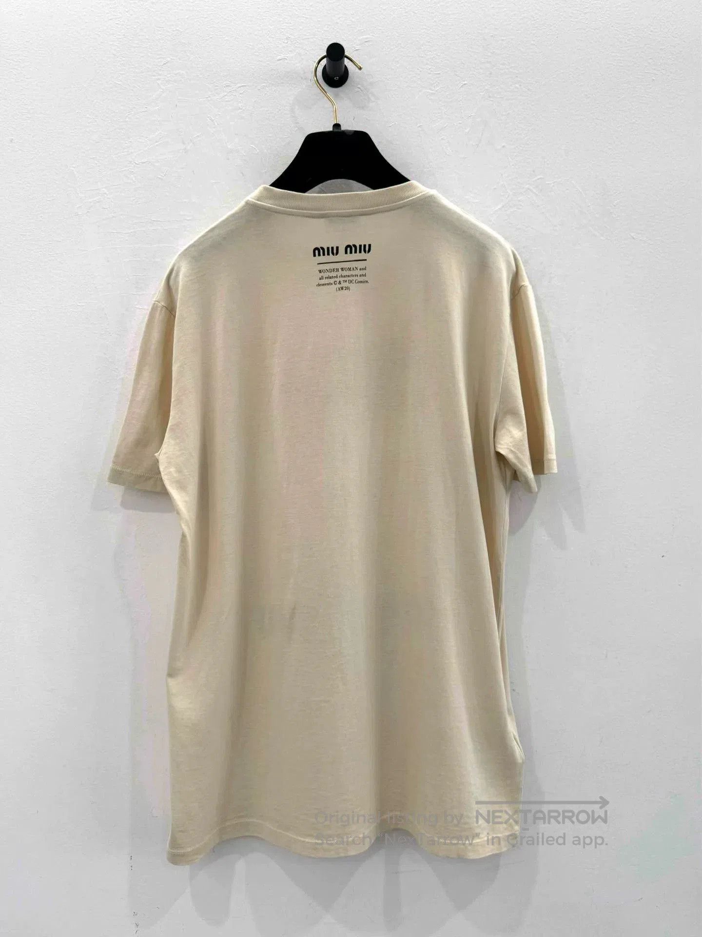 Miu Miu Miumiu Wonder Woman Women's Short-Sleeve Tee. Size M / US 6-8 / IT 42-44 - 2 Thumbnail