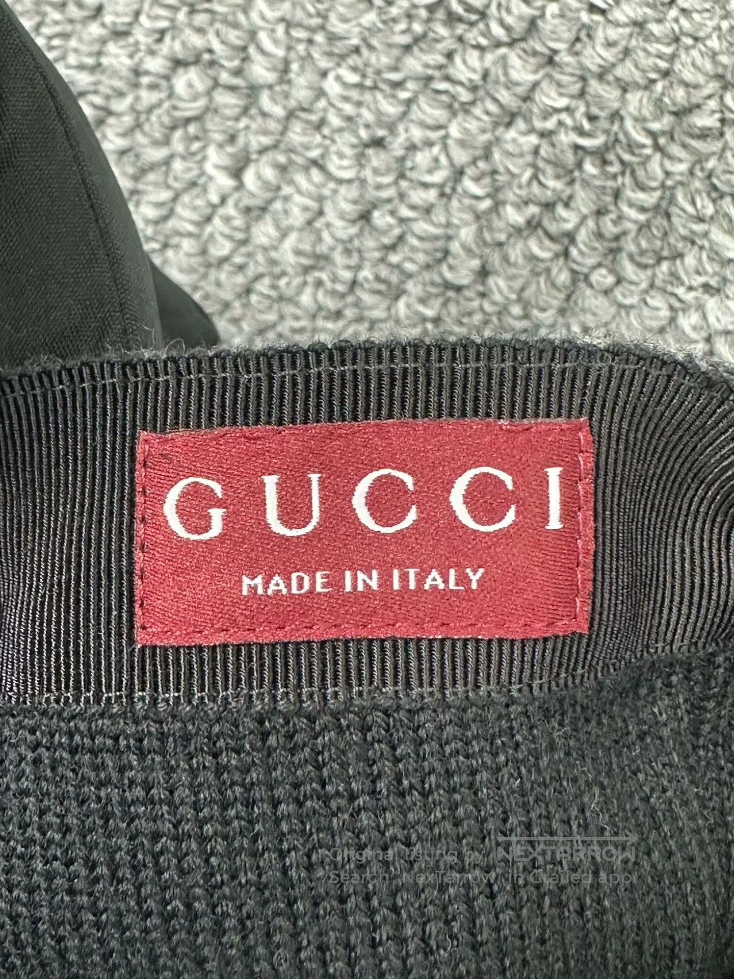 Gucci Guicci size S Dark grey double G full print wool duckbill Size ONE SIZE - 4 Thumbnail
