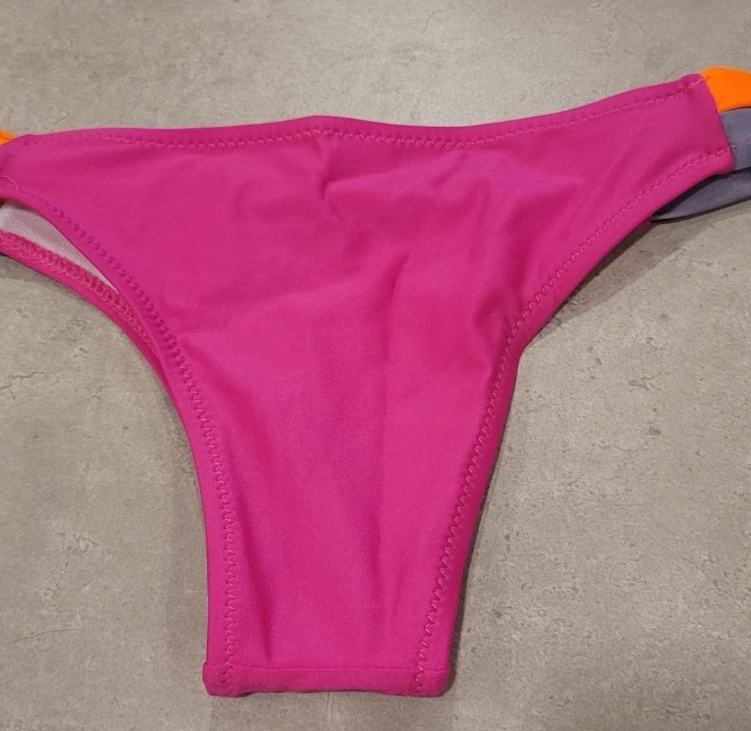 Other NWOT Pink Orange Blue Bikini Bottom Size Small Size ONE SIZE - 3 Thumbnail