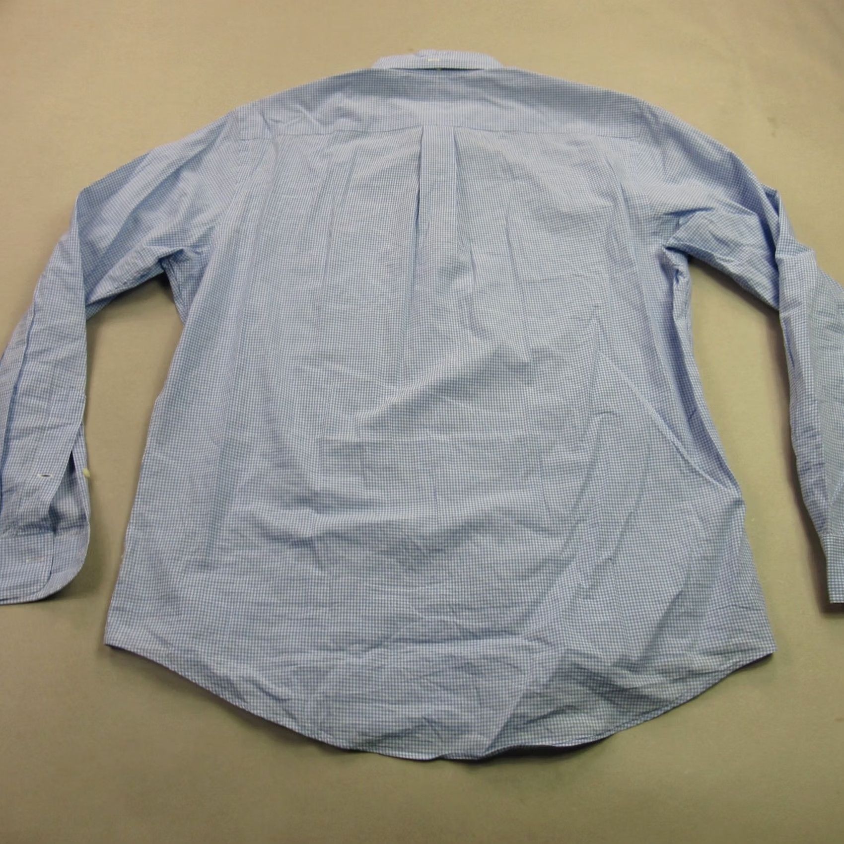 Polo Ralph Lauren Ralph Lauren Shirt Mens Large Long Sleeve Button Front Blue Checks Custom Fit Polo Ralph Lauren Shirt Button-Up Casual Men’s Regular Fit Checks Blue Size US L / EU 52-54 / 3 - 6 Thumbnail
