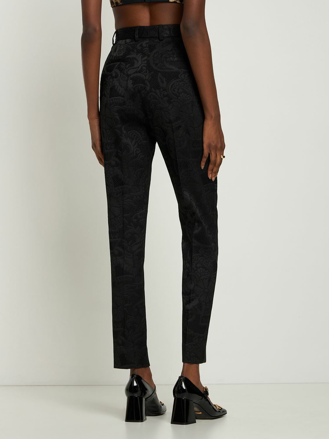 Dolce & Gabbana o1y0925 Casual Pant in Black Size 27" / US 4 / IT 40 - 4 Thumbnail