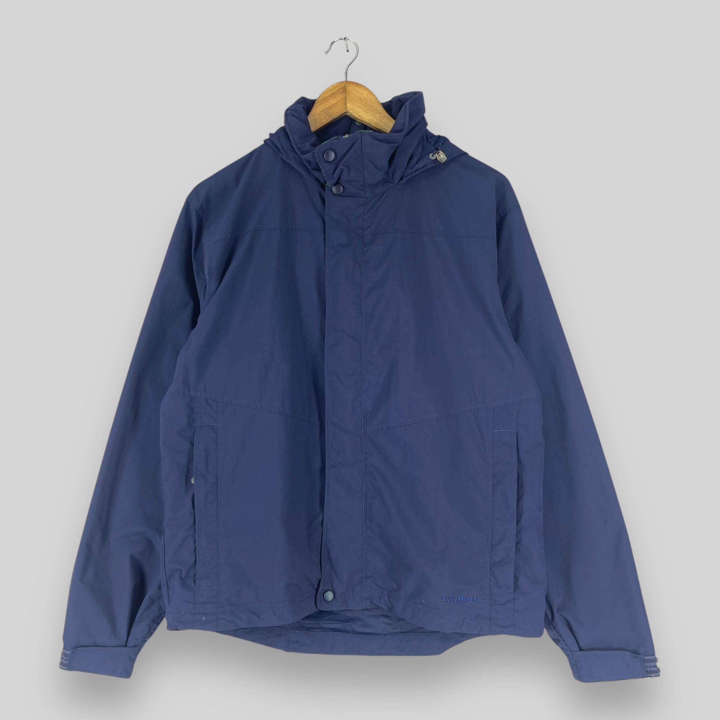 L.L. Bean Vintage LL BEAN Windreaker Hoodie Insulated Nylon Jacket Size US S / EU 44-46 / 1 - 1 Thumbnail