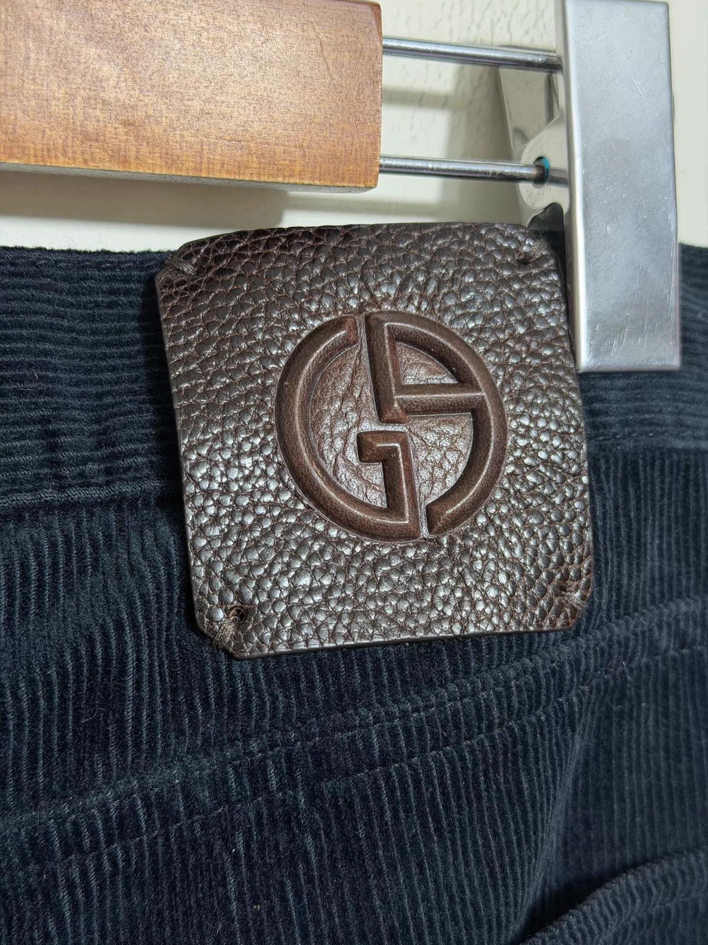 Giorgio Armani Giorgio Armani Black Corduroy Cords 38 Size US 38 / EU 54 - 4 Thumbnail