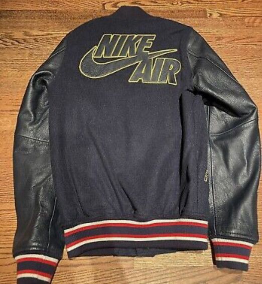 Nike Vintage Nike USA Leather Jacket Size US S / EU 44-46 / 1 - 2 Thumbnail