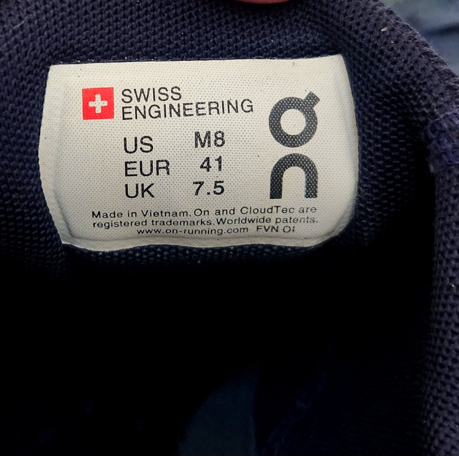 On On Cloud Cloudswift Midnight blue Men’s Running Shoes Size 8 Size US 8 / EU 41 - 8 Thumbnail