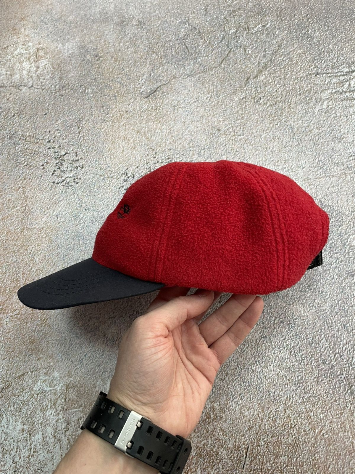 Timberland Vintage Timberland Center Logo Fleece Cap Made in USA Size ONE SIZE - 5 Thumbnail