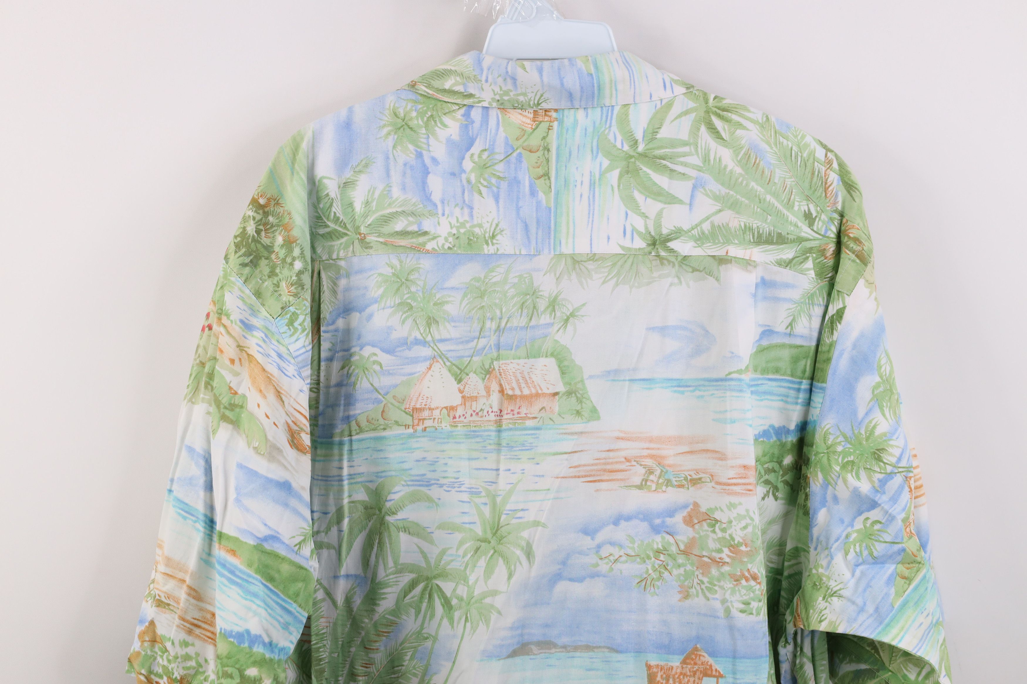 Nautica Vintage 90s Nautica Island Hawaiian Sailing Button Shirt Size US L / EU 52-54 / 3 - 12 Thumbnail