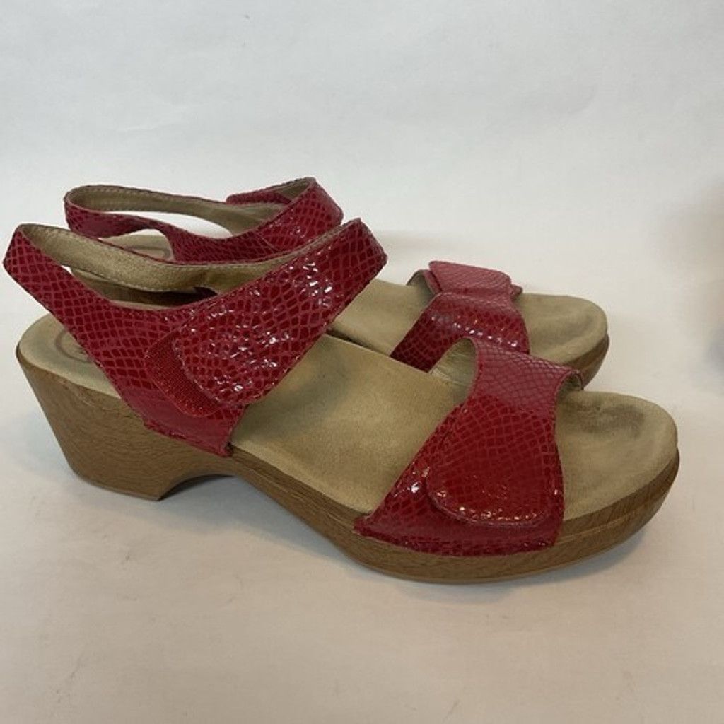 Dansko Dansko BalanceSnake Leather Platform Sandals Women 41/US9.5M Size US 11 / IT 41 - 7 Thumbnail