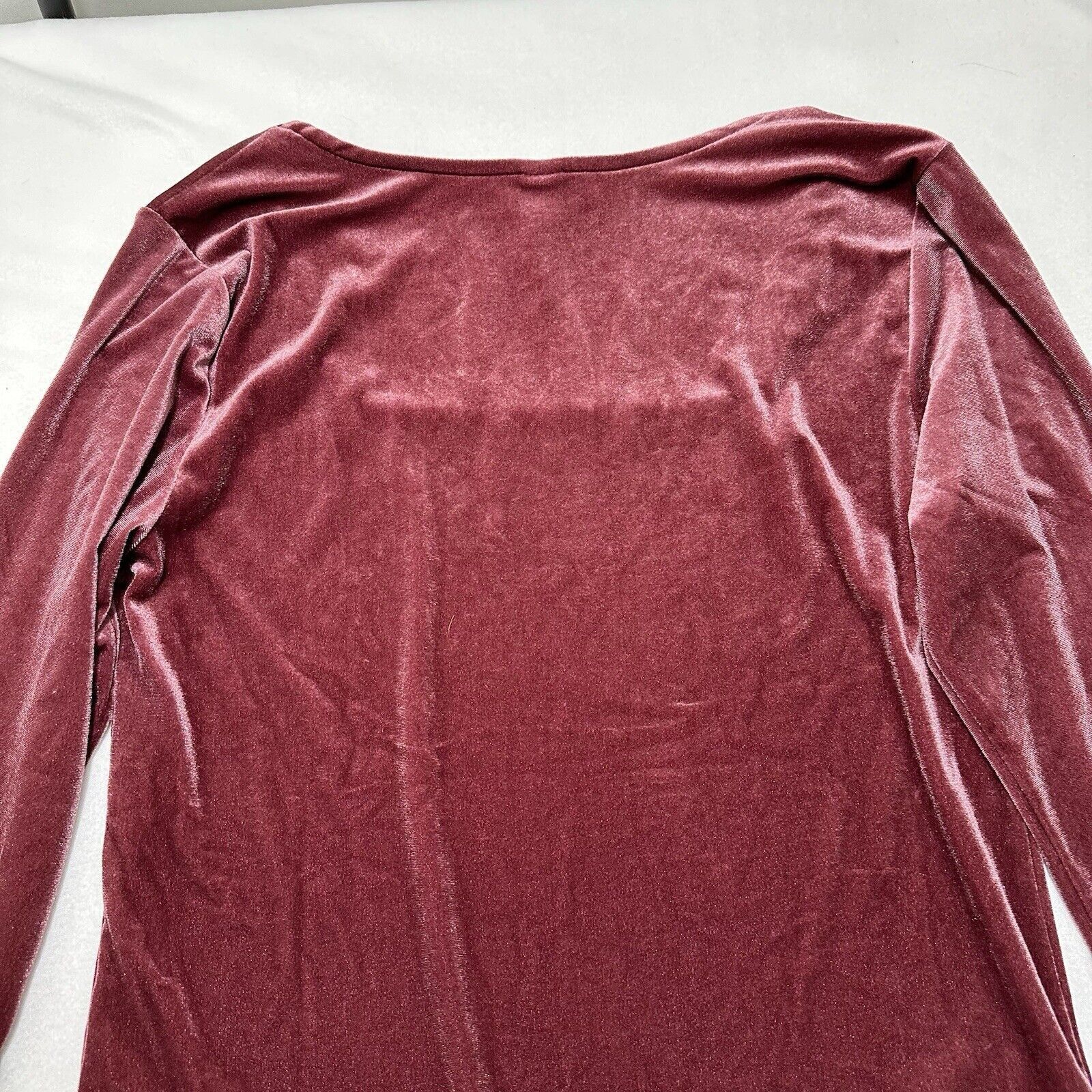 Old Navy Old Navy XXL Pink Velour Square Neck Long Sleeve Bodysuit Size XXL / US 16-18 / IT 52-54 - 12 Thumbnail