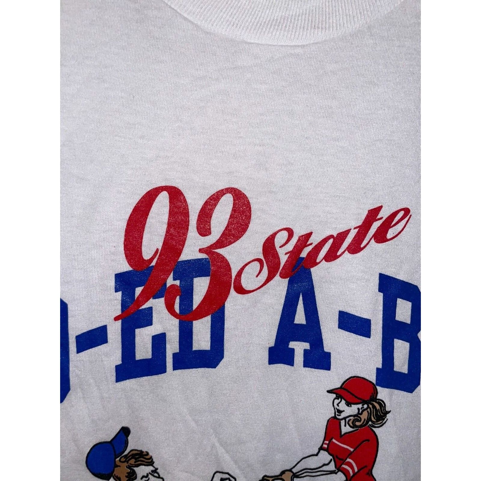 Jerzees Vintage CoEd Shirt Graphic ABC Tourney Graphic Tee VTG 90s L Size US L / EU 52-54 / 3 - 5 Thumbnail