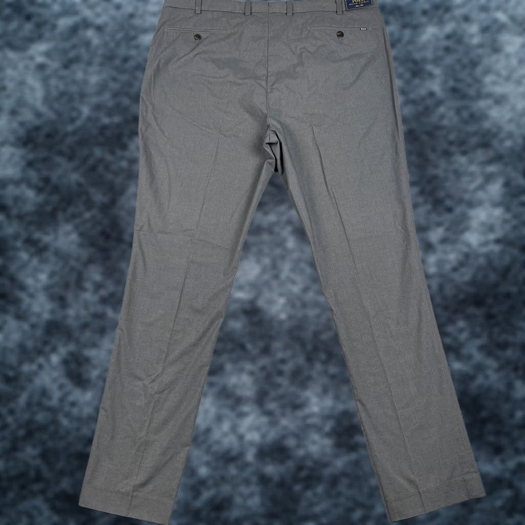 Polo Ralph Lauren VINTAGE Polo Ralph Lauren Slim Fit Pant Stretch Chino 38x32 Mens Grey Cotton NWT Size US M / EU 48-50 / 2 - 1 Thumbnail