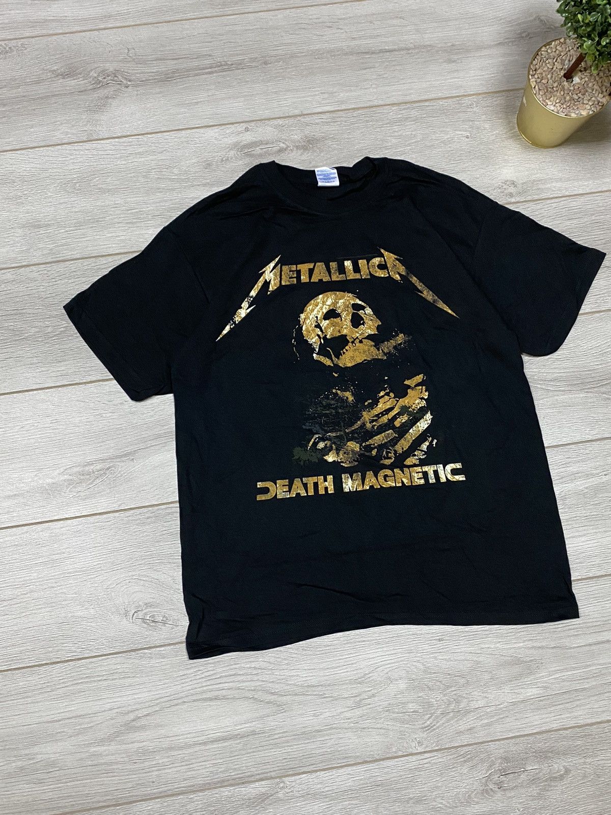 Metallica Metallica death magnet tour vintage graphic big print tee Size US L / EU 52-54 / 3 - 4 Thumbnail