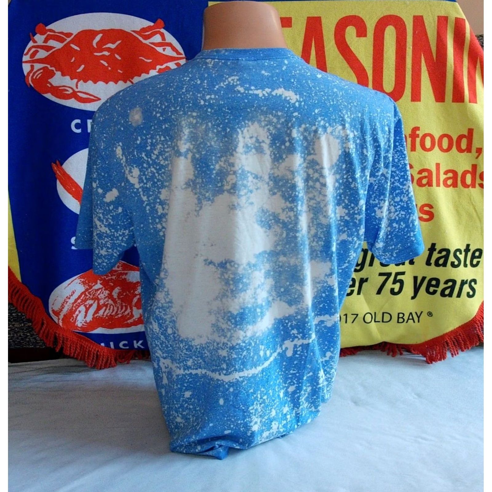 Gildan Patron Tequila Red White & Boozy Bleached Style Shirt Mens XL TYE DYE PARTY Size US XL / EU 56 / 4 - 4 Thumbnail