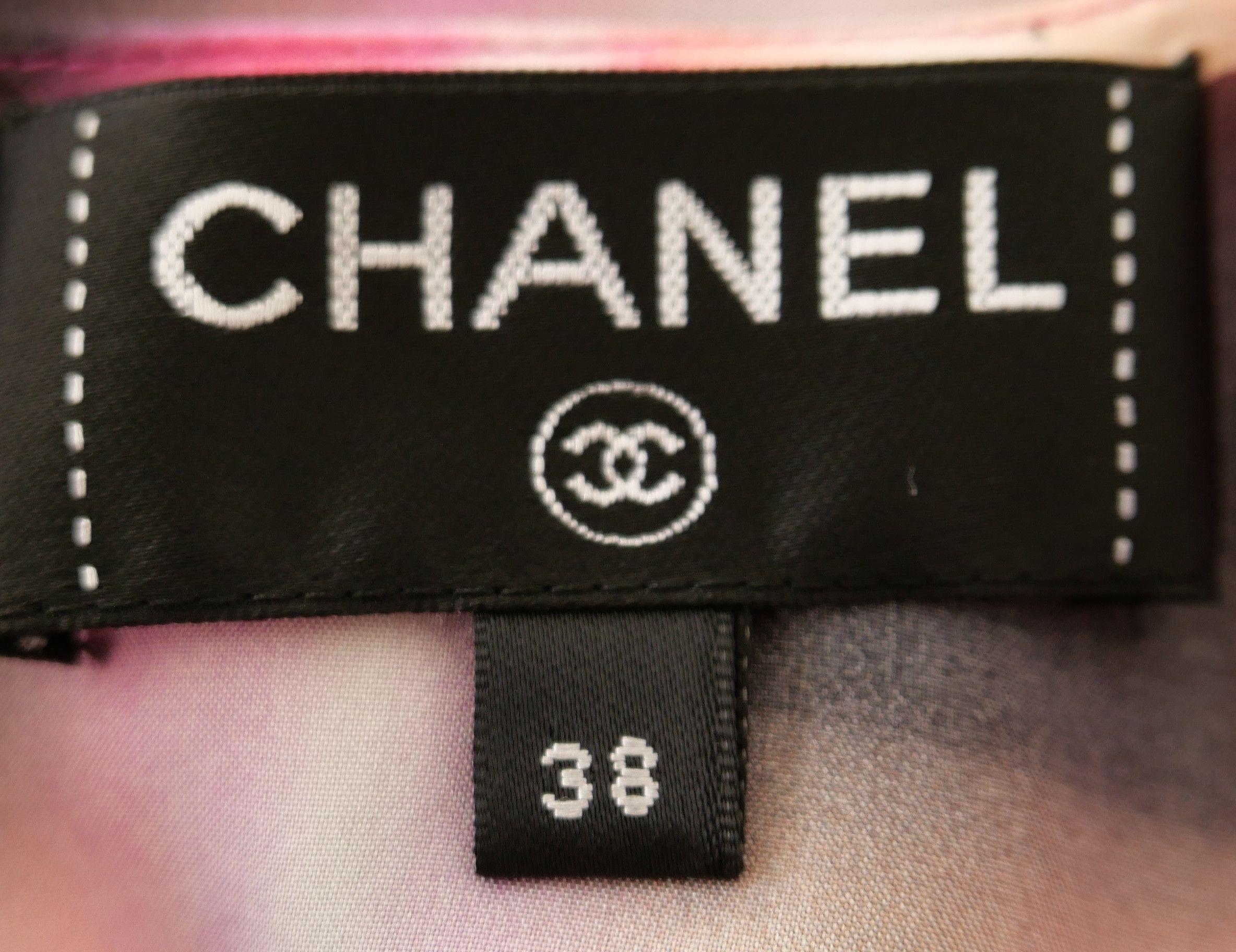 Chanel Chanel Spring 2017 Neon Print Silk Top Size S / US 4 / IT 40 - 7 Thumbnail