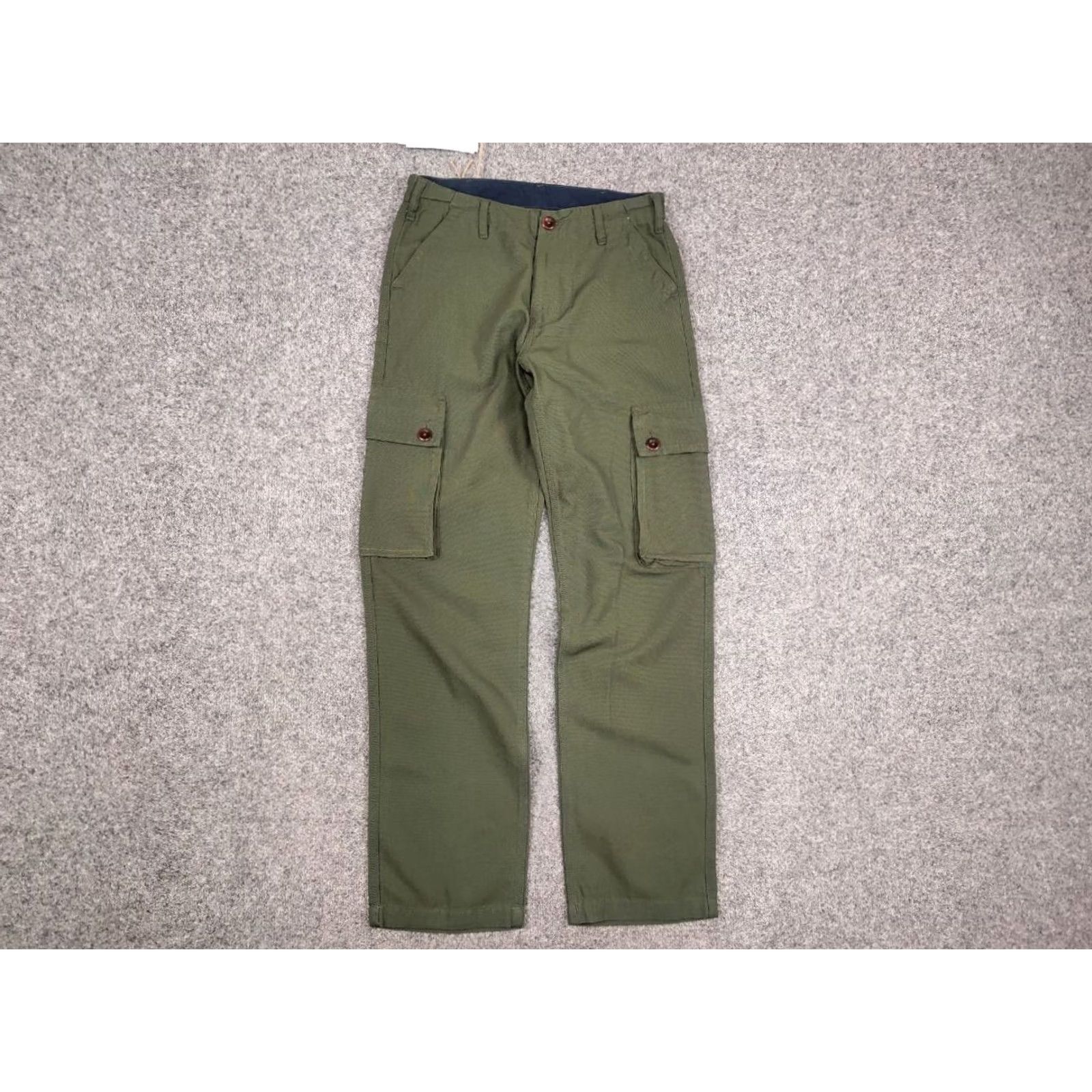 Vintage Uskees 5014 cargo Pants Mens Regular 29 Green Cotton Canvas 5-Pocket Cargo You can find a large number of goods at low prices in our stock. Size US 28 / EU 44 - 7 Thumbnail