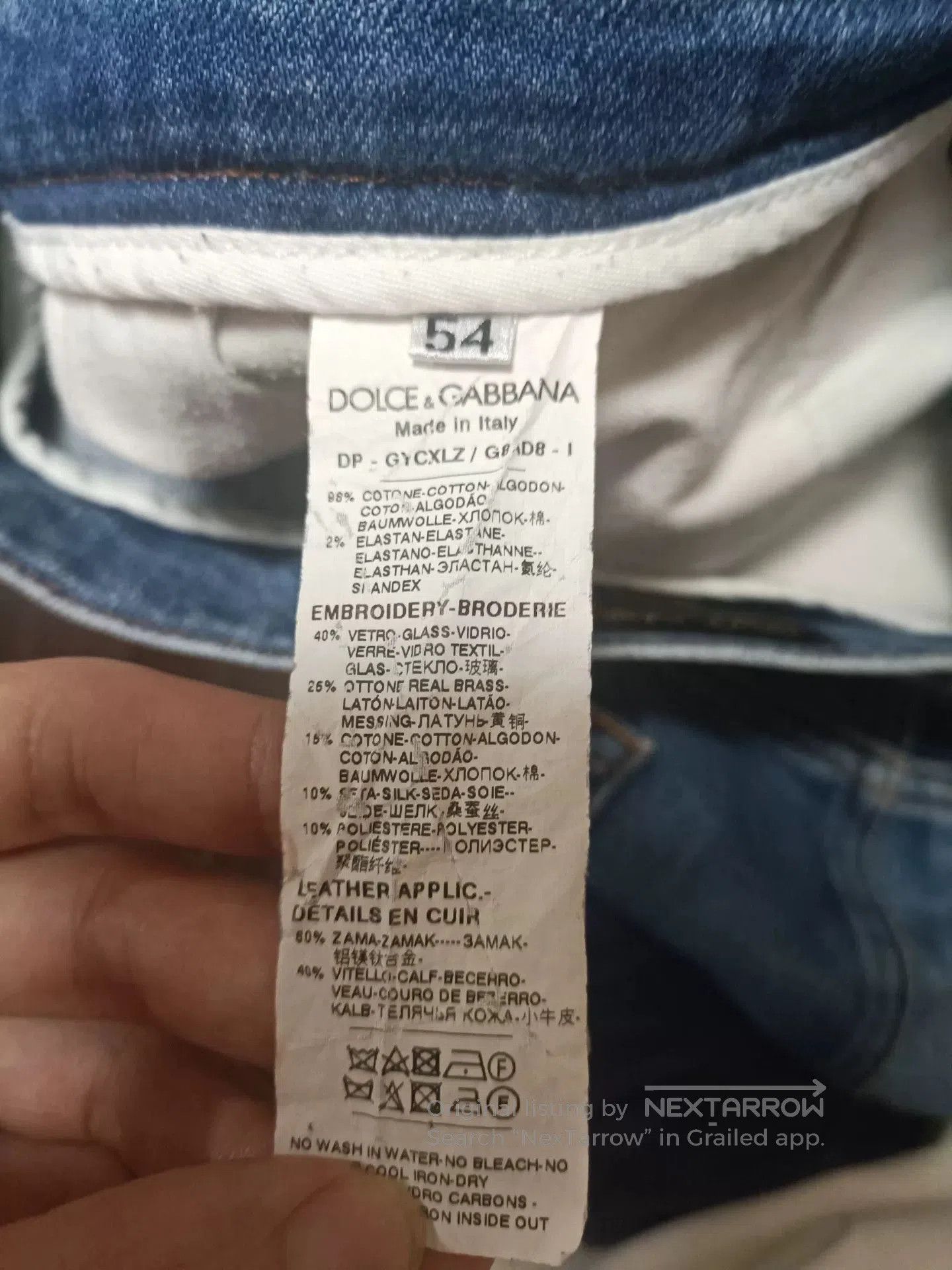 Dolce & Gabbana Dolce&Gabbana Sacred Heart Crown Jeans. Size US 36 / EU 52 - 9 Thumbnail